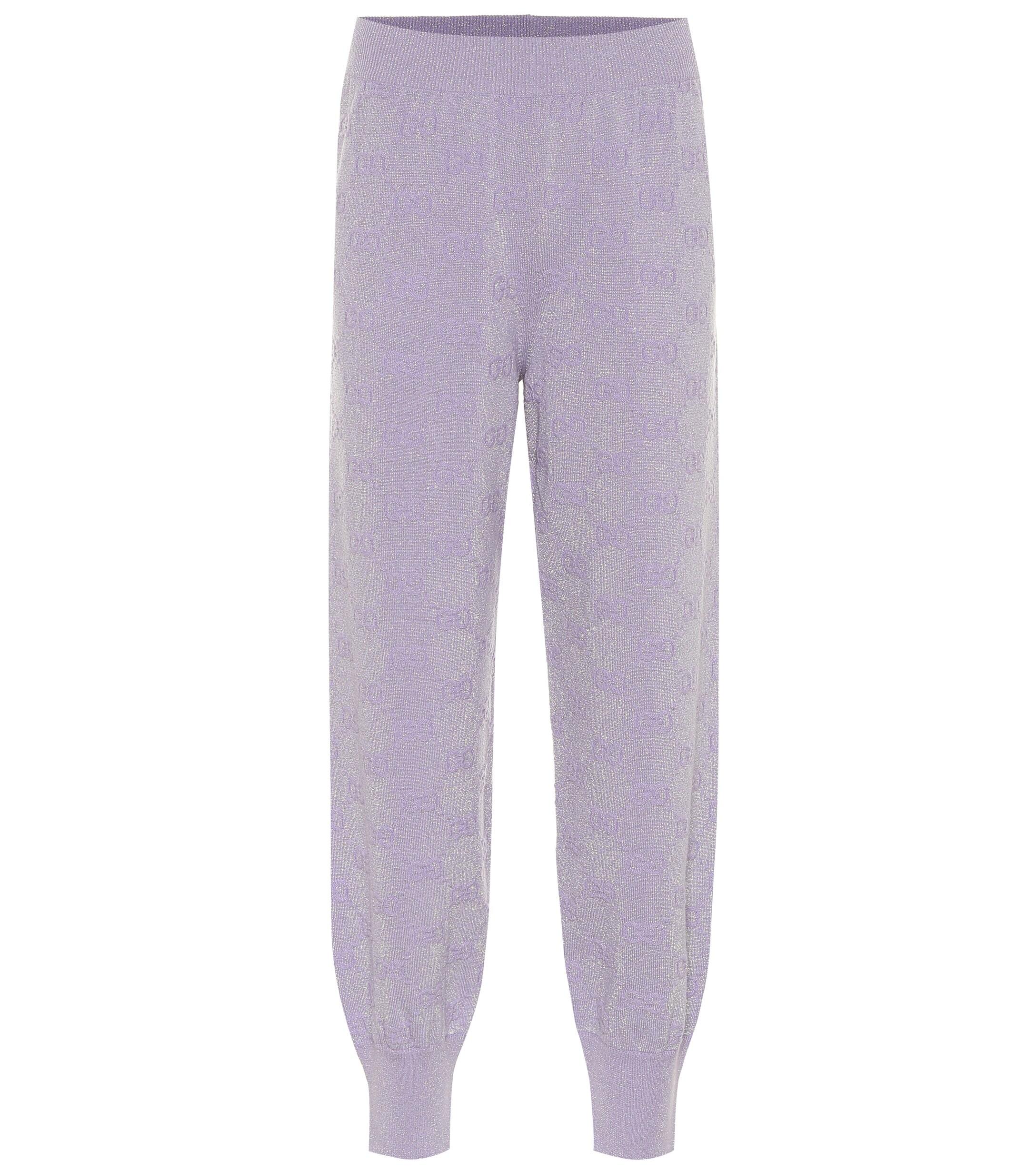 gucci metallic pants