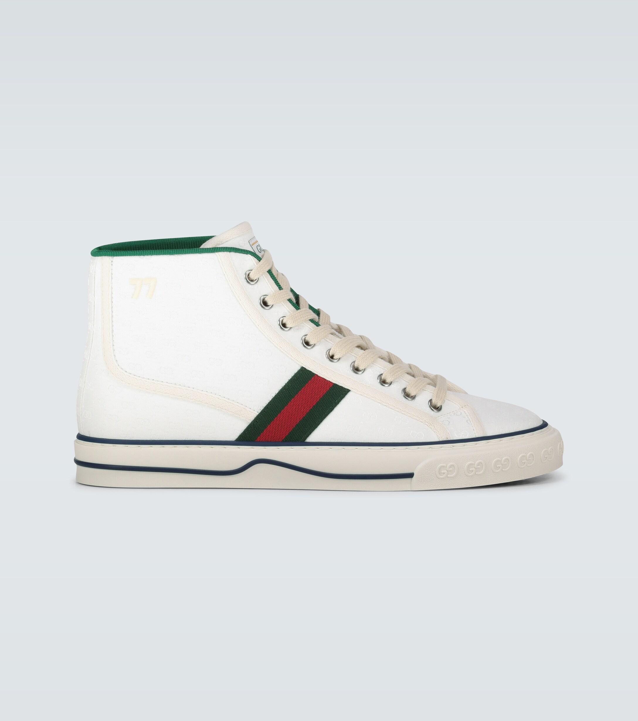Gucci Tennis 1977 High Top Sneaker in White for Men | Lyst