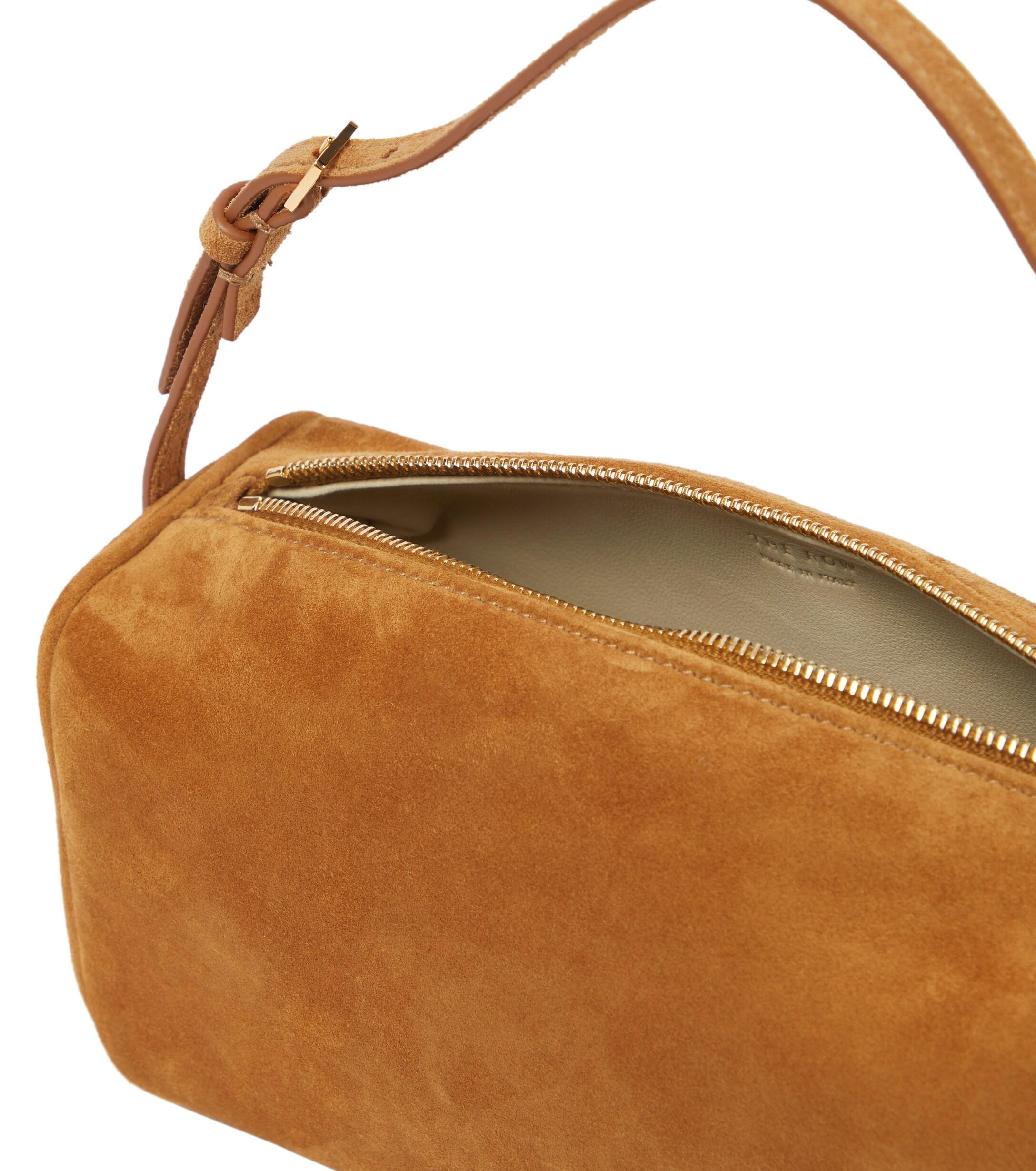 The Row '90s Suede Shoulder Bag | Lyst