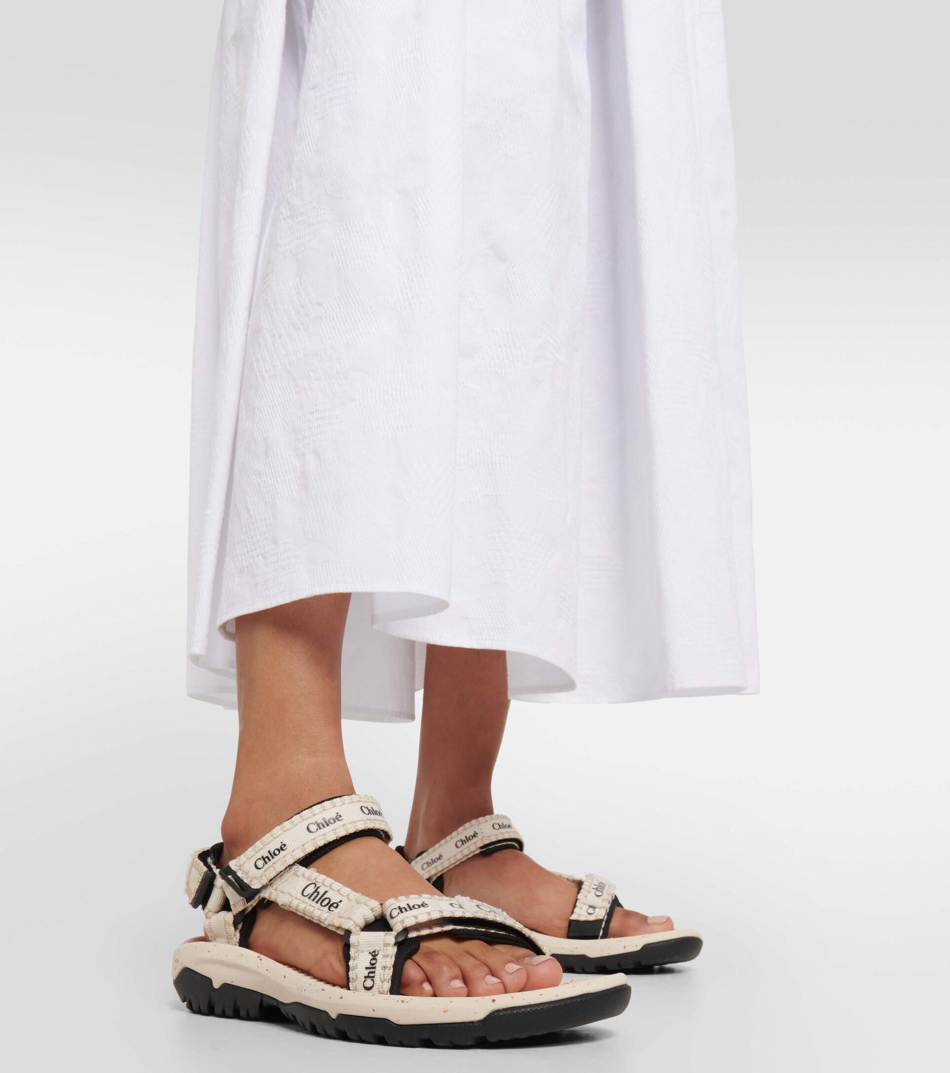 outlet【Chloe】TEVA☆Natural white ロゴ フラットサンダル Chloé | Teva natural white sandals | Savannahs