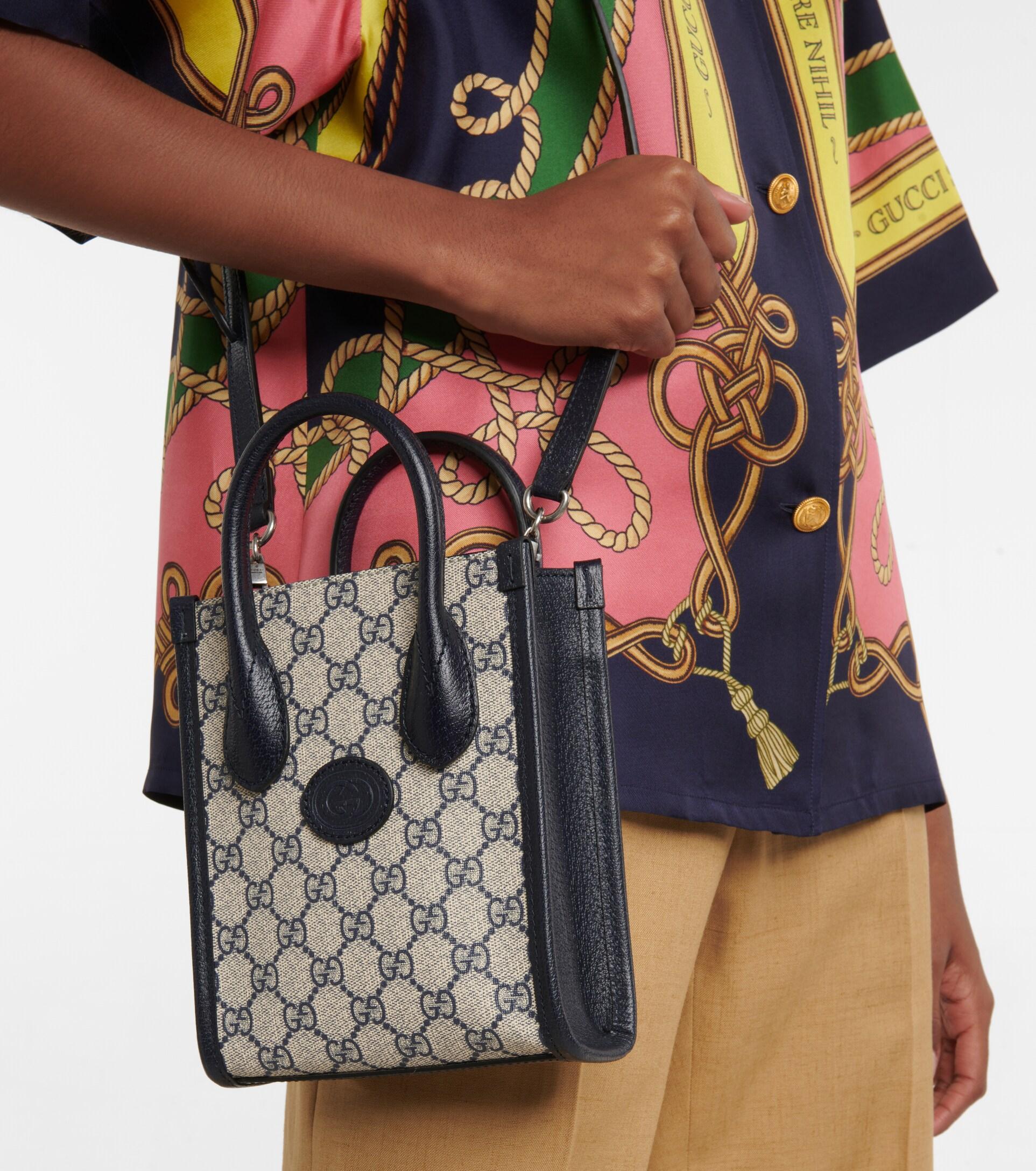 gucci small gg supreme tote