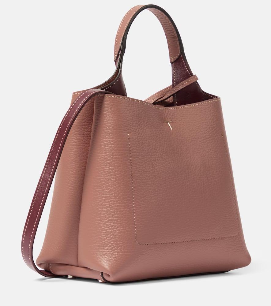 Tod's Apa Mini Leather Tote Bag in Pink | Lyst