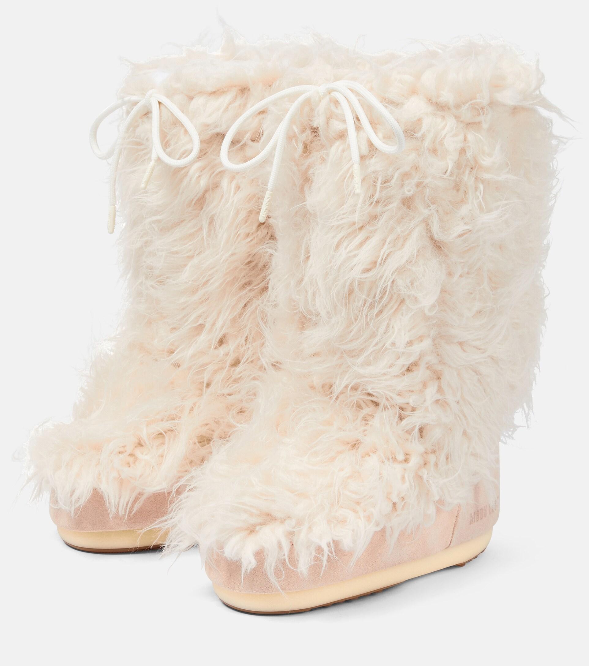 Moon Boot Icon Yeti Knee-high Boots in White