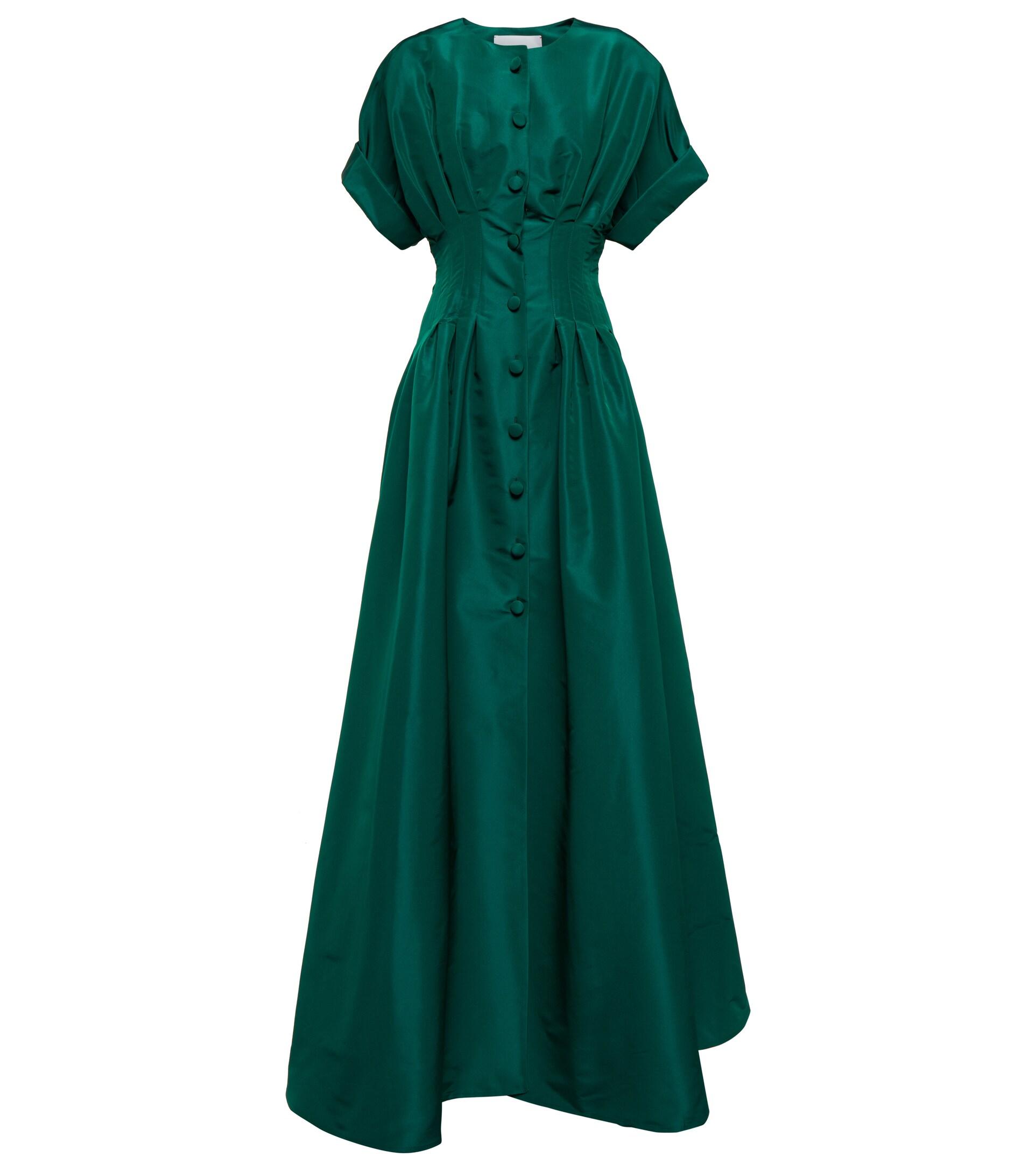 Carolina Herrera Silk Gown in Green Lyst