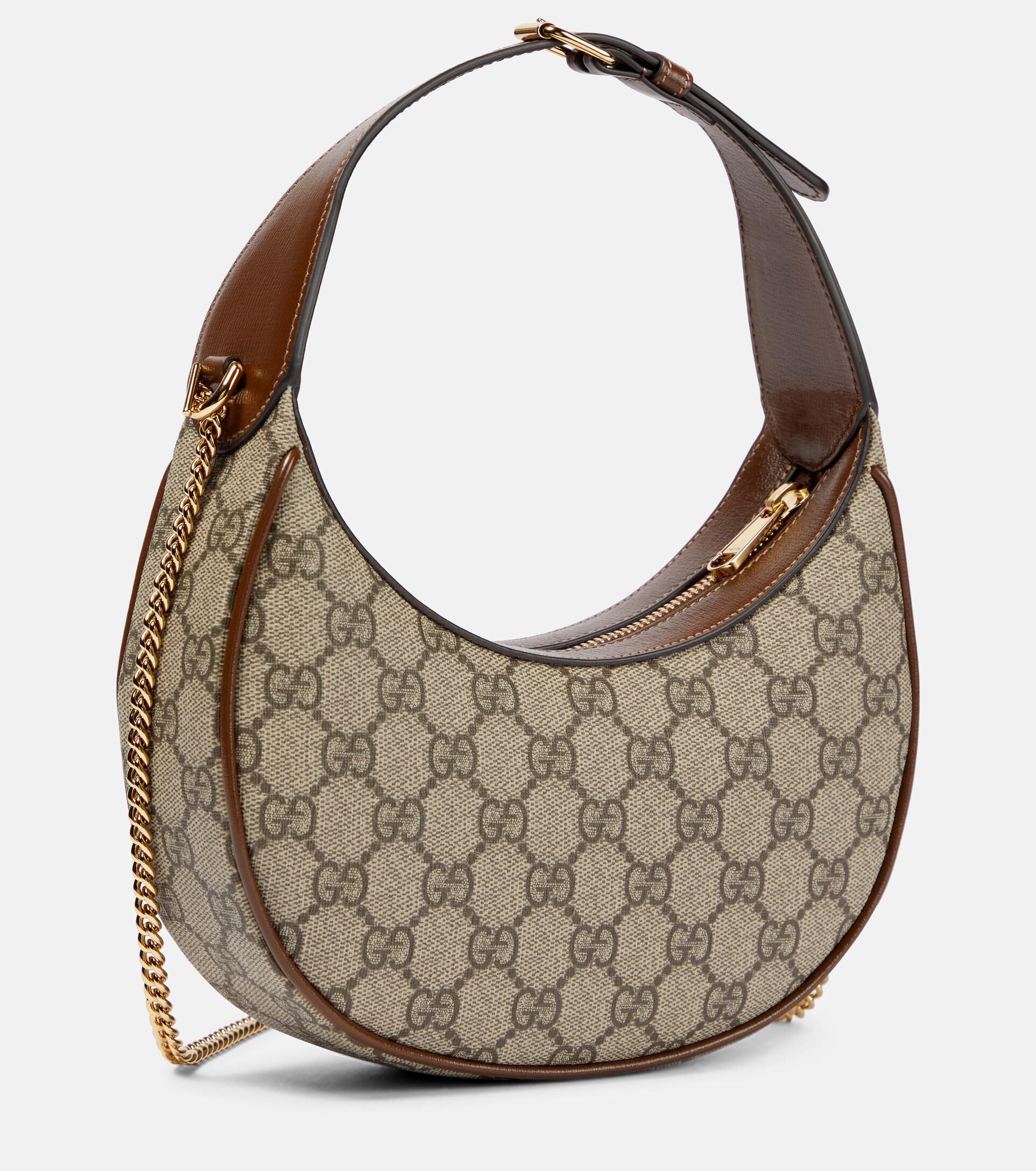 Gucci GG Supreme Mini Shoulder Bag in Gray | Lyst