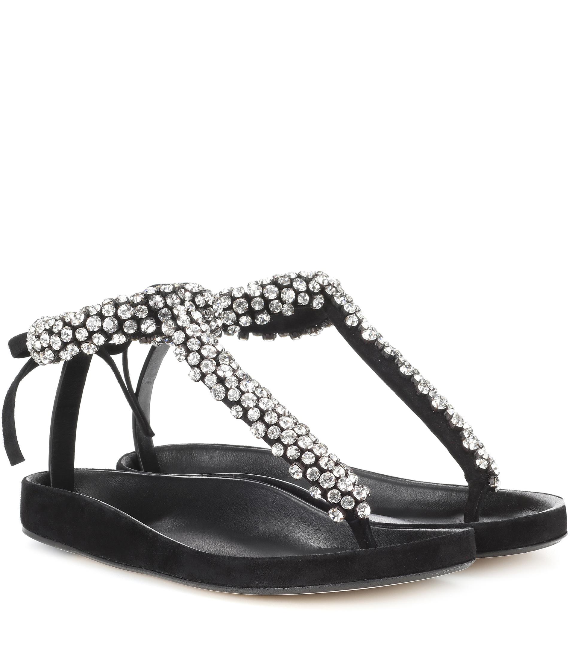 isabel marant crystal sandals