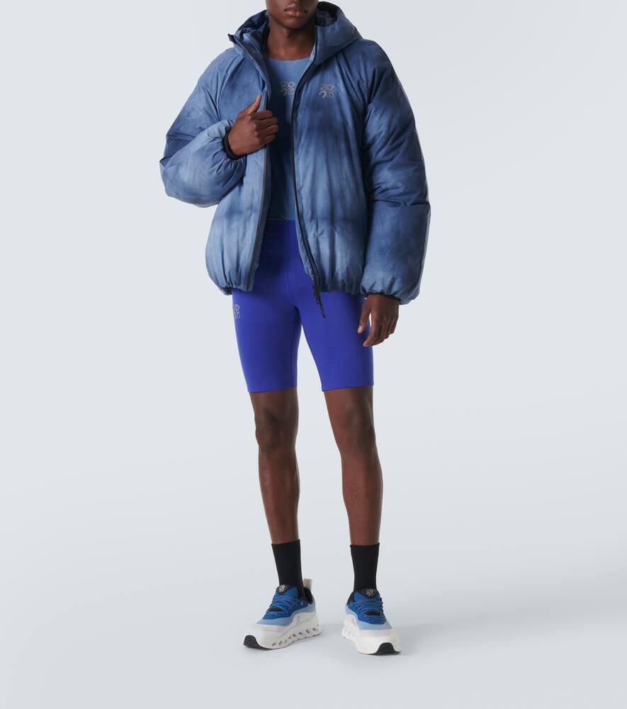 Loewe X On Tie-Dye Technical Puffer Jacket in Blue for Men