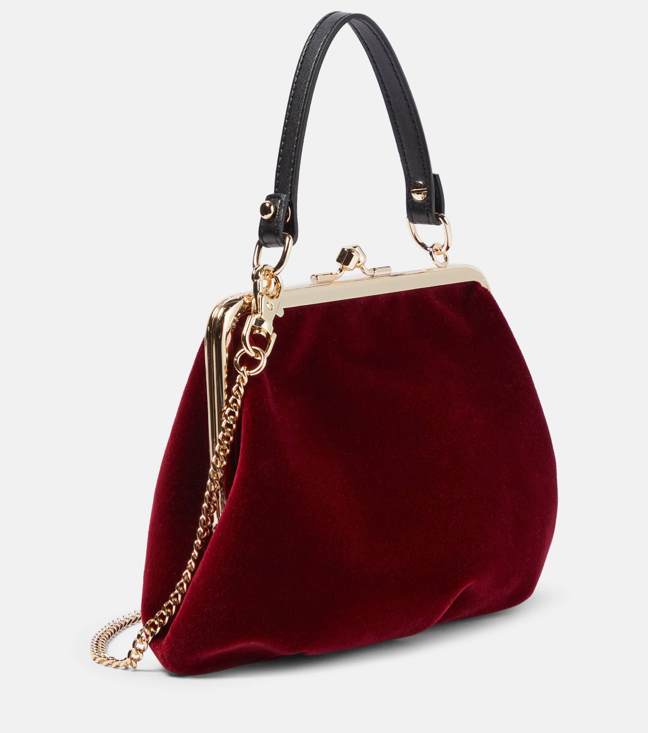 Vivienne Westwood Granny Small Velvet Clutch in Red Lyst UK