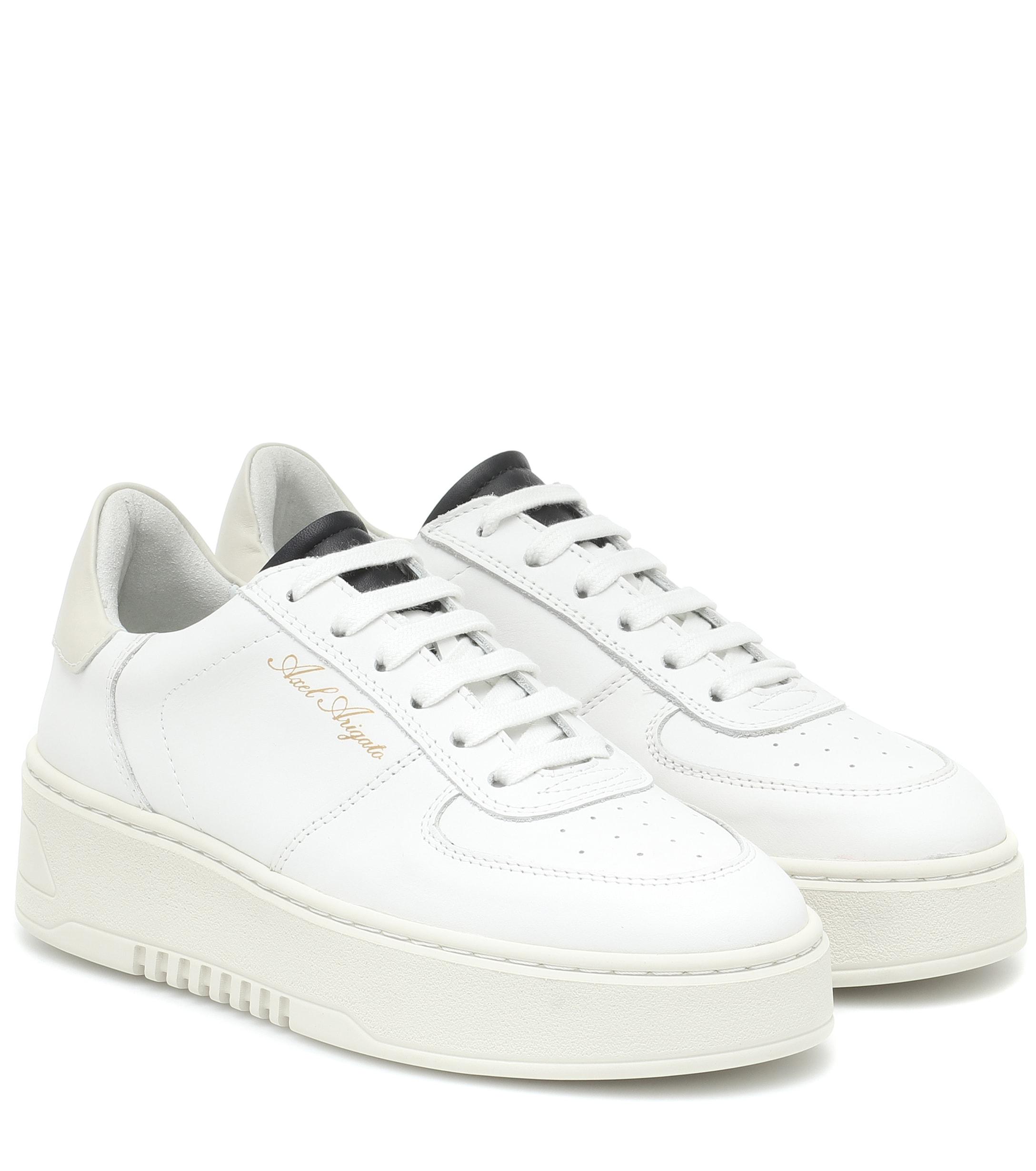 Axel Arigato Orbit Leather Sneakers in White | Lyst