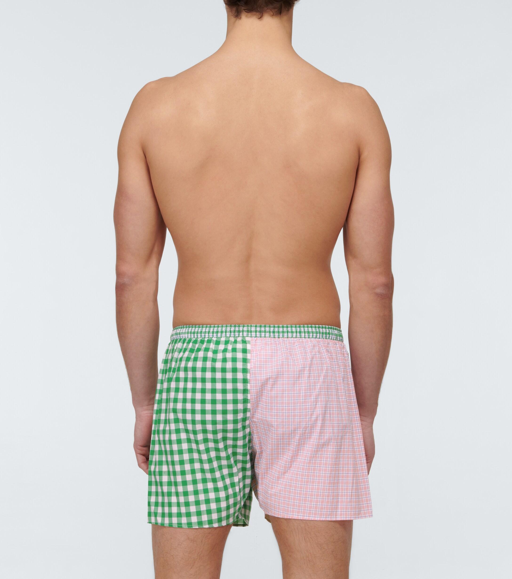 ERL Cotton Wide Striped Boxer Shorts in 