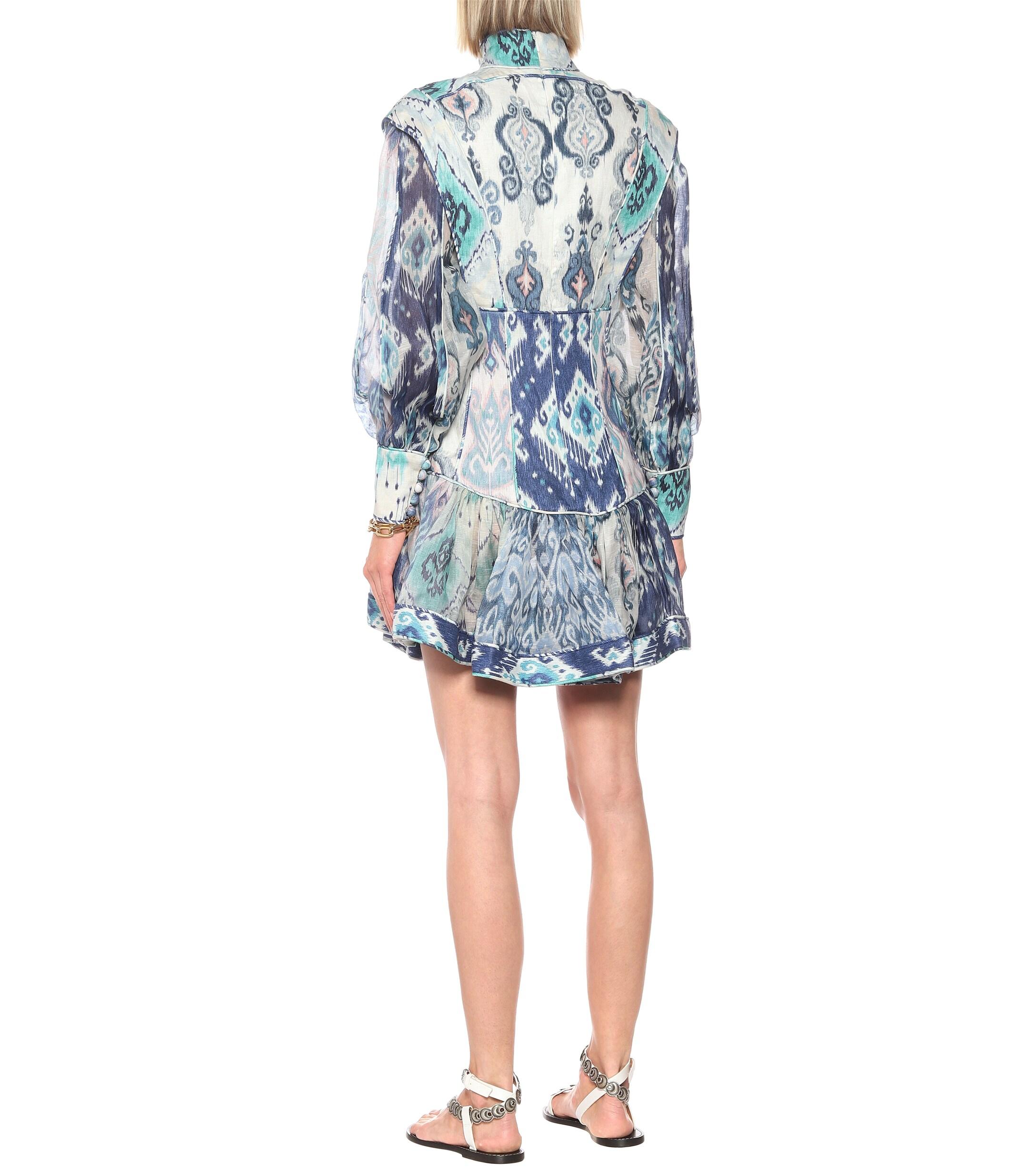 zimmermann glassy long sleeve mini dress fitted lace wedding dress Zimmermann Glassy Long Sleeve Ivory Mini Dress