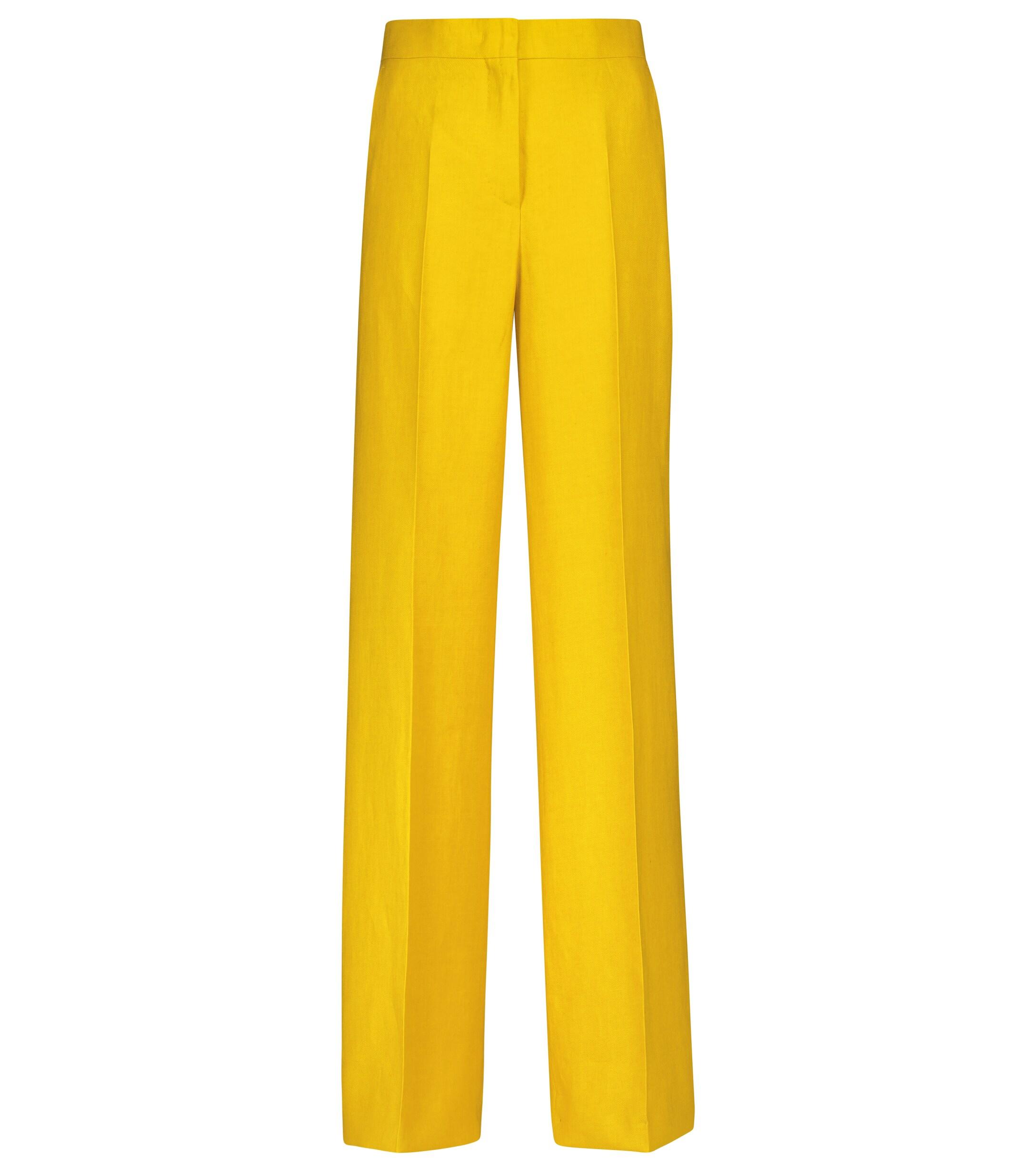 Max Mara Leisure COCCOLE - Leggings - Trousers - giallo/yellow 