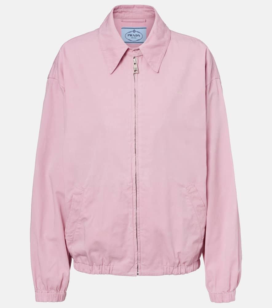 prada-pink-Cotton-Gabardine-