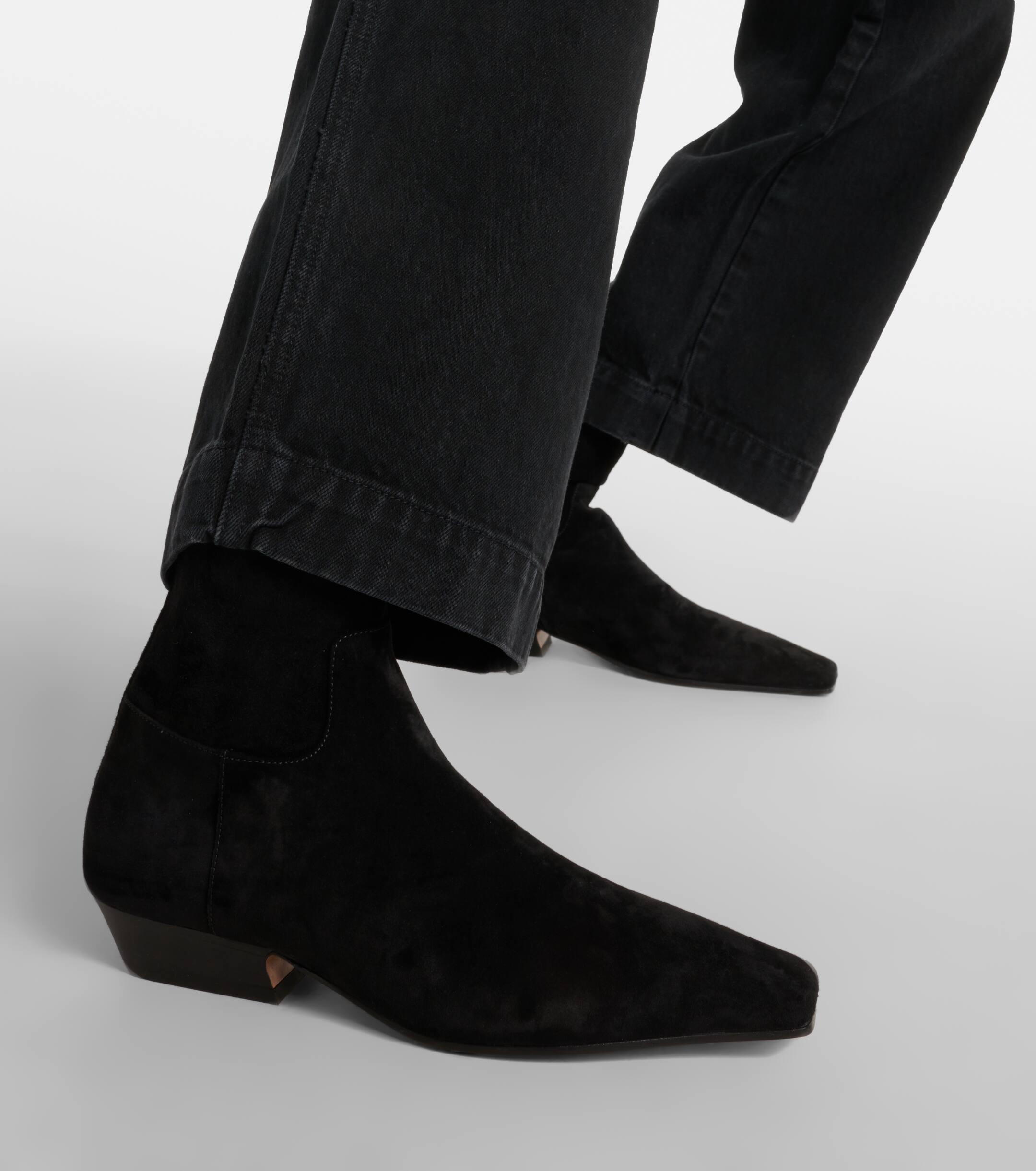Marfa leather chelsea bootie deals