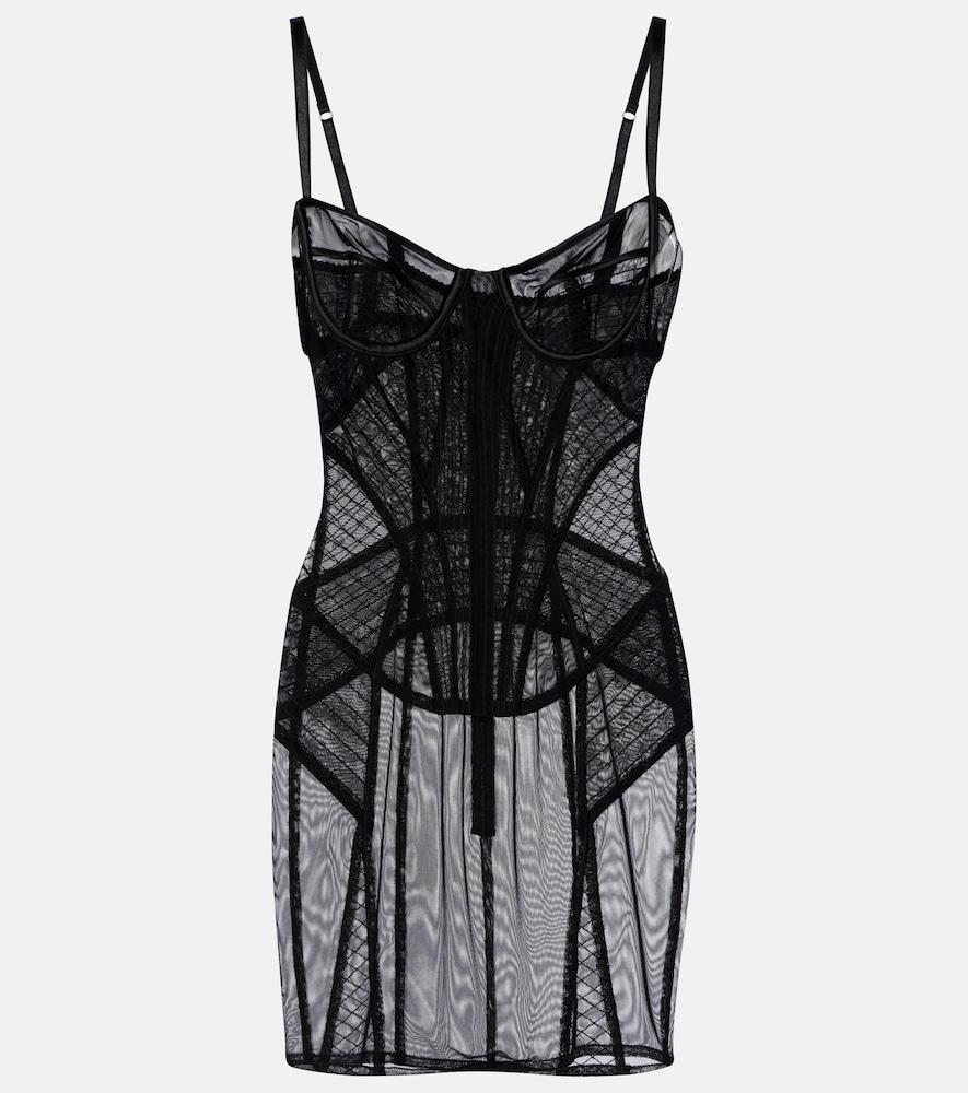 sheer lace dress Lace Sheer Maxi Dress – Cotton Candy LA main image 1