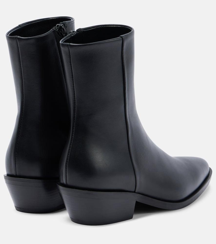 Hudson Leather Ankle Boots in Black Lyst UK
