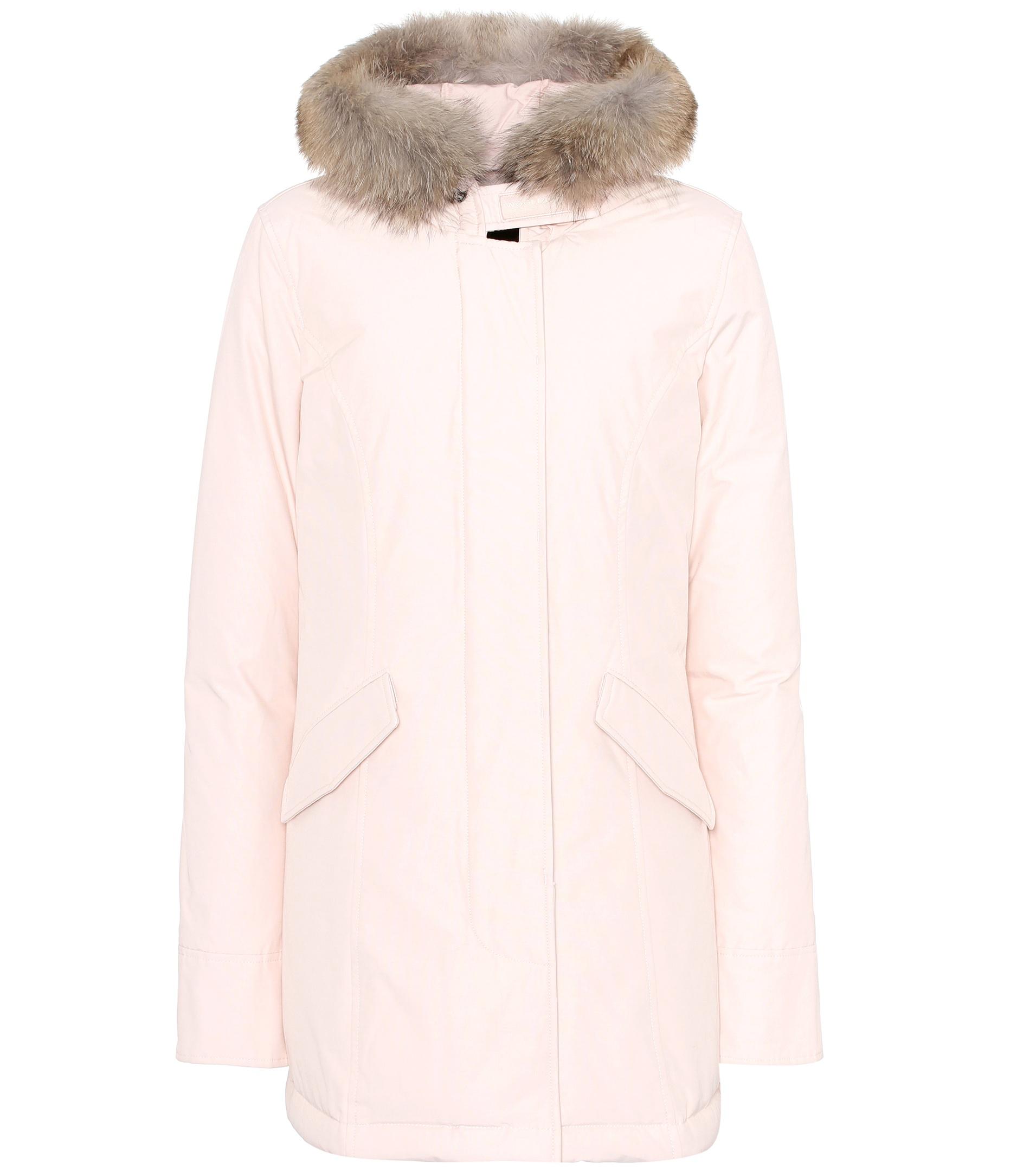 Woolrich Arctic Furtrimmed Parka in Pink Lyst