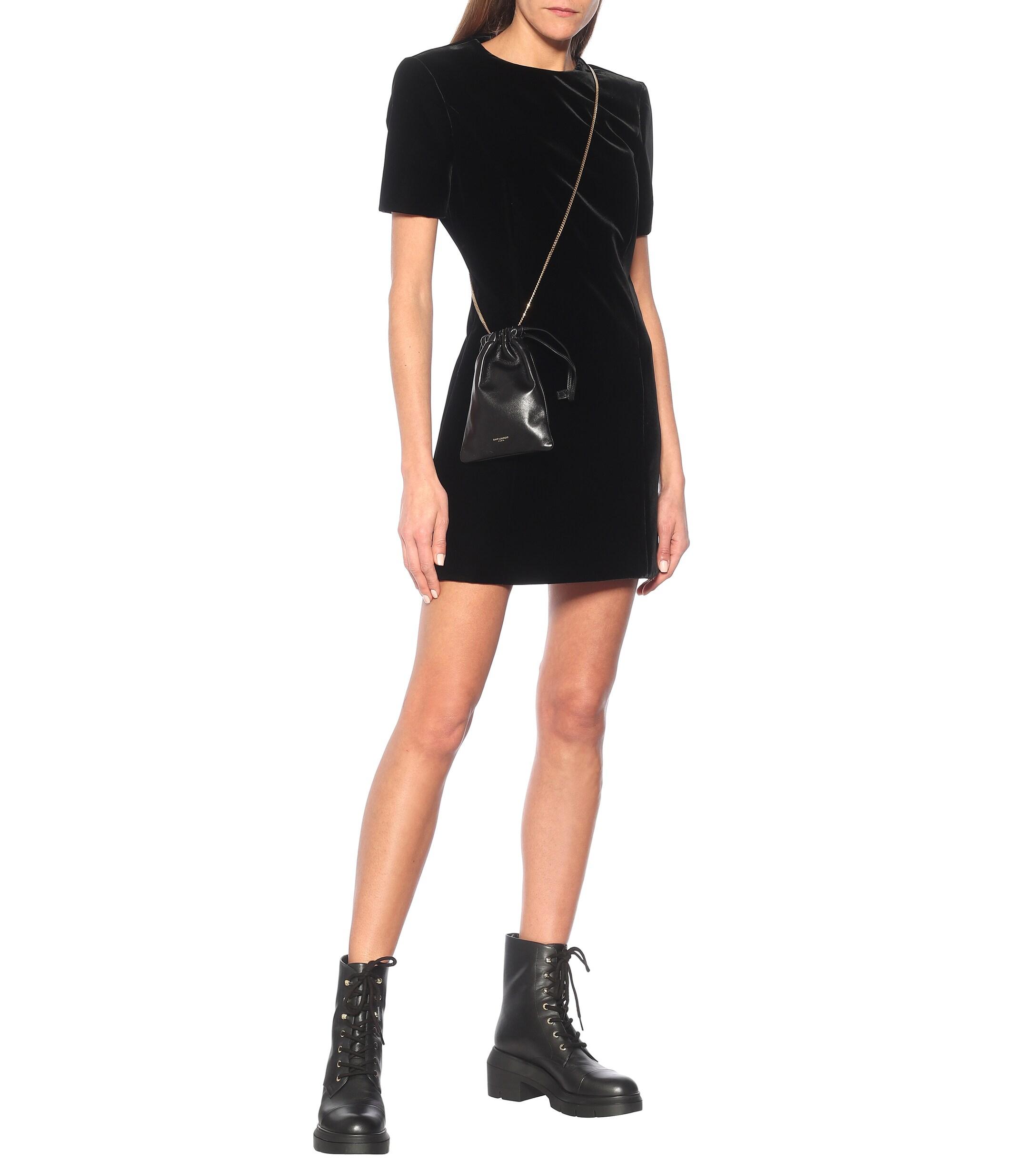 Stuart Weitzman Nisha Leather Combat Boots in Black Lyst