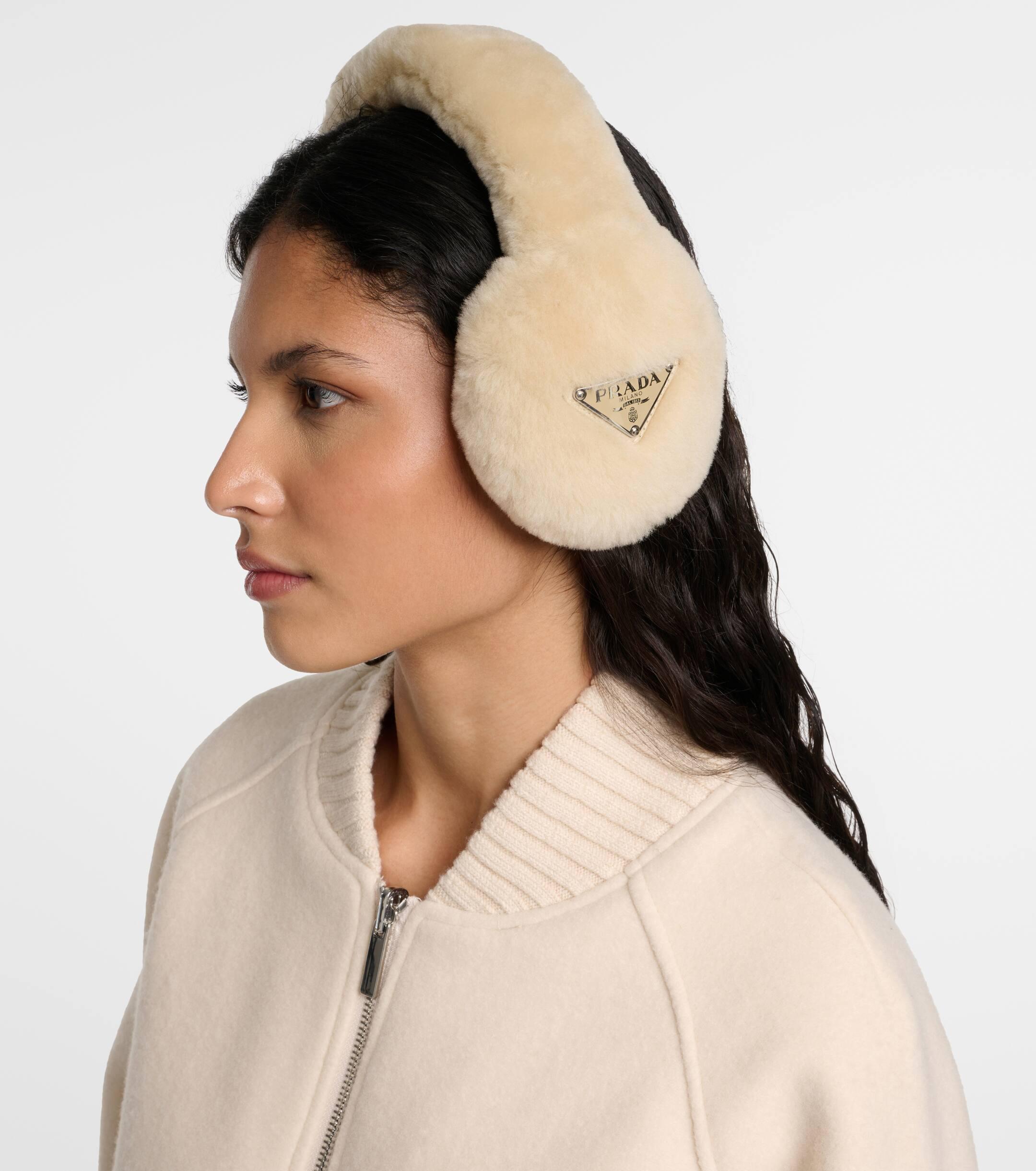 Genuine dyed shearling single hotsell u earmuff