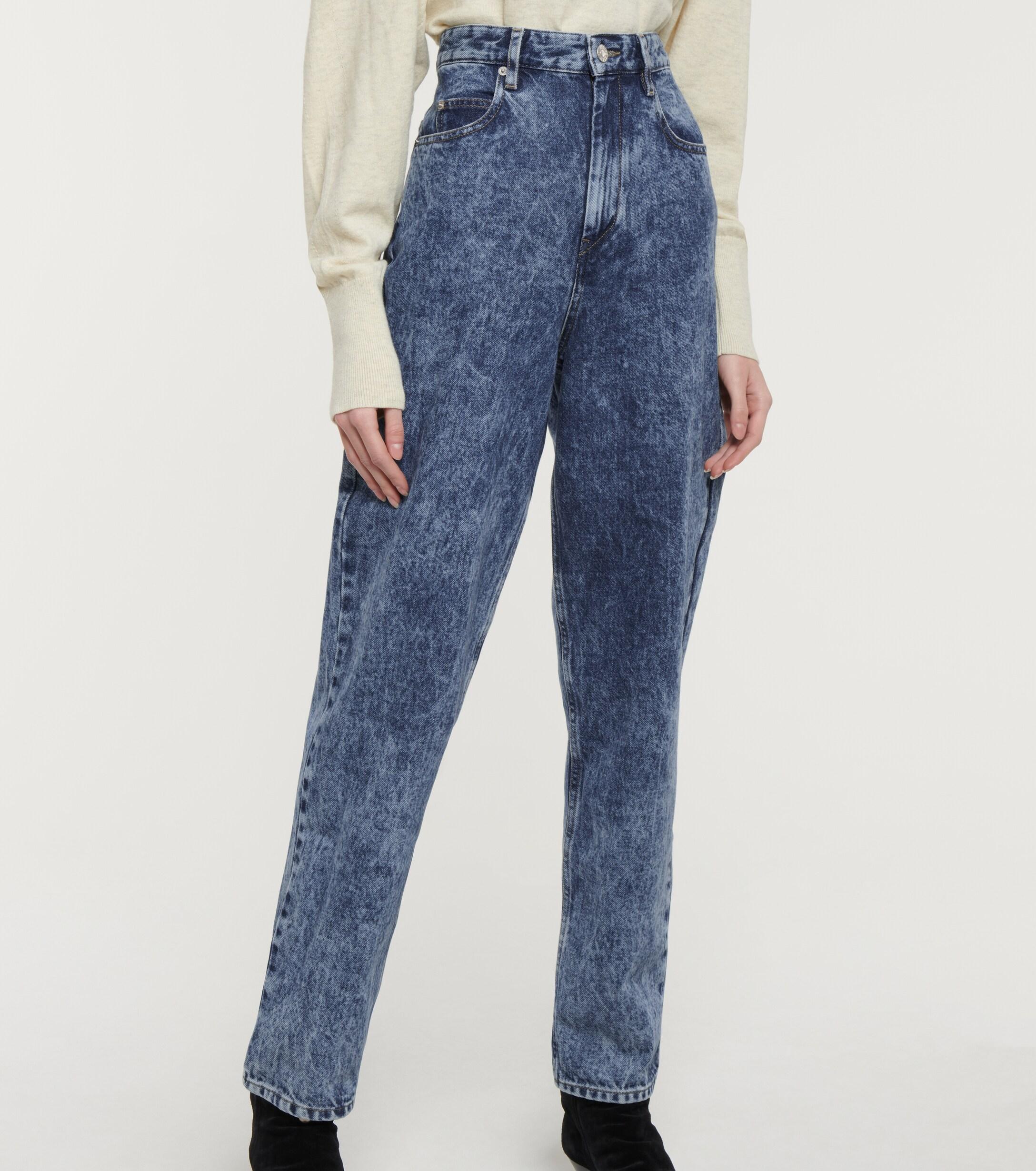 Étoile Isabel Marant Corsy High-rise Tapered Jeans in Blue - Lyst