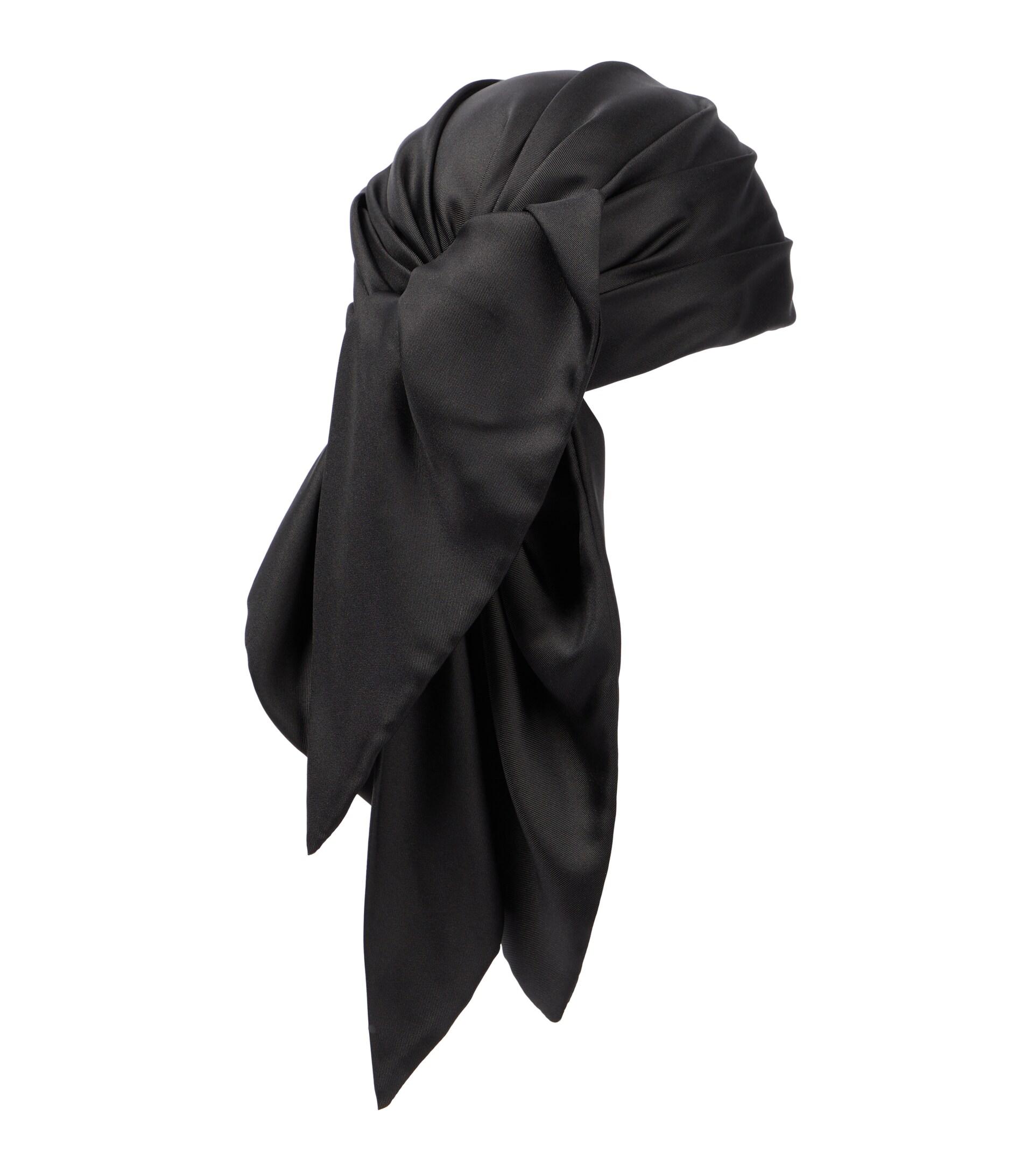 The Row Shanz Silk-blend Scarf Cap in Black