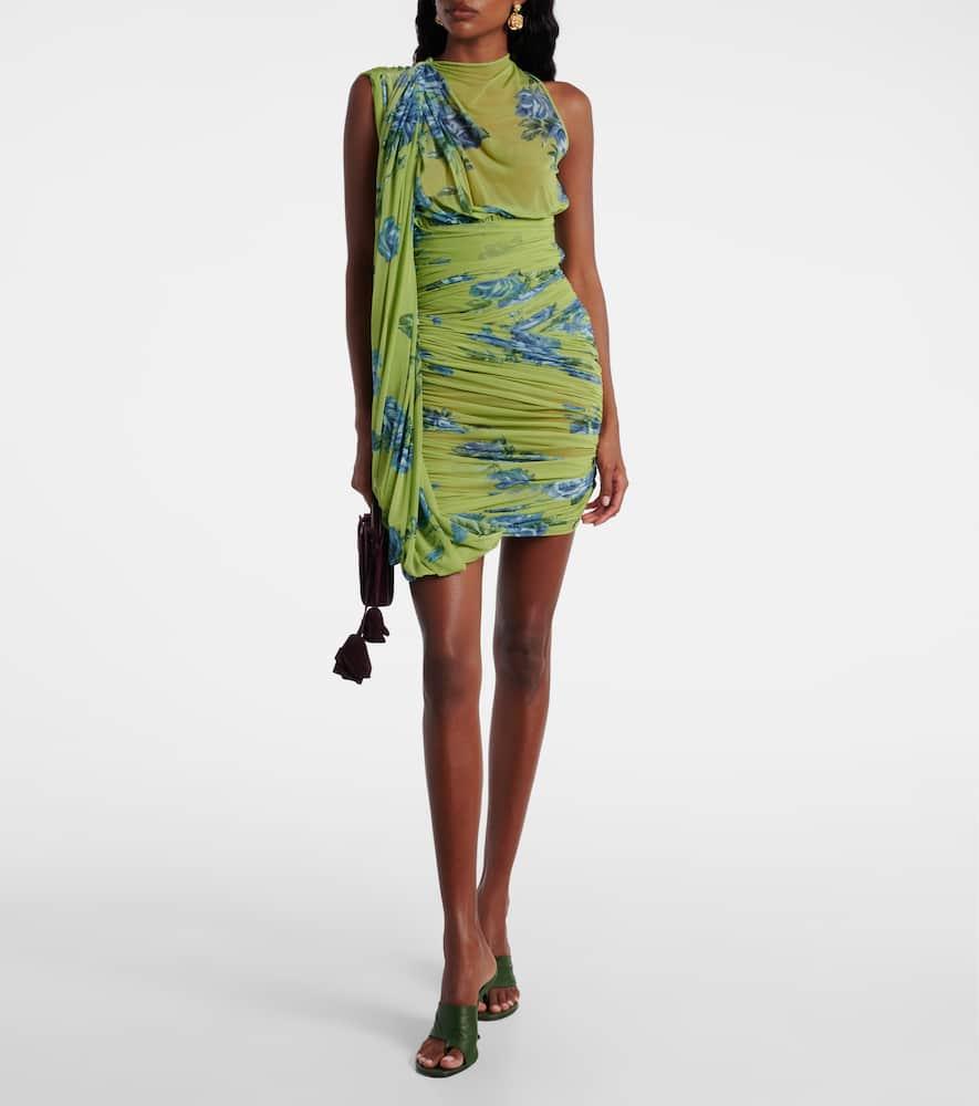 オールインワン・サロペット Magda Butrym Mini Draped Dress With All-Over Rose Print Floral Draped Mini Dress | MAGDA BUTRYM | elysewalker