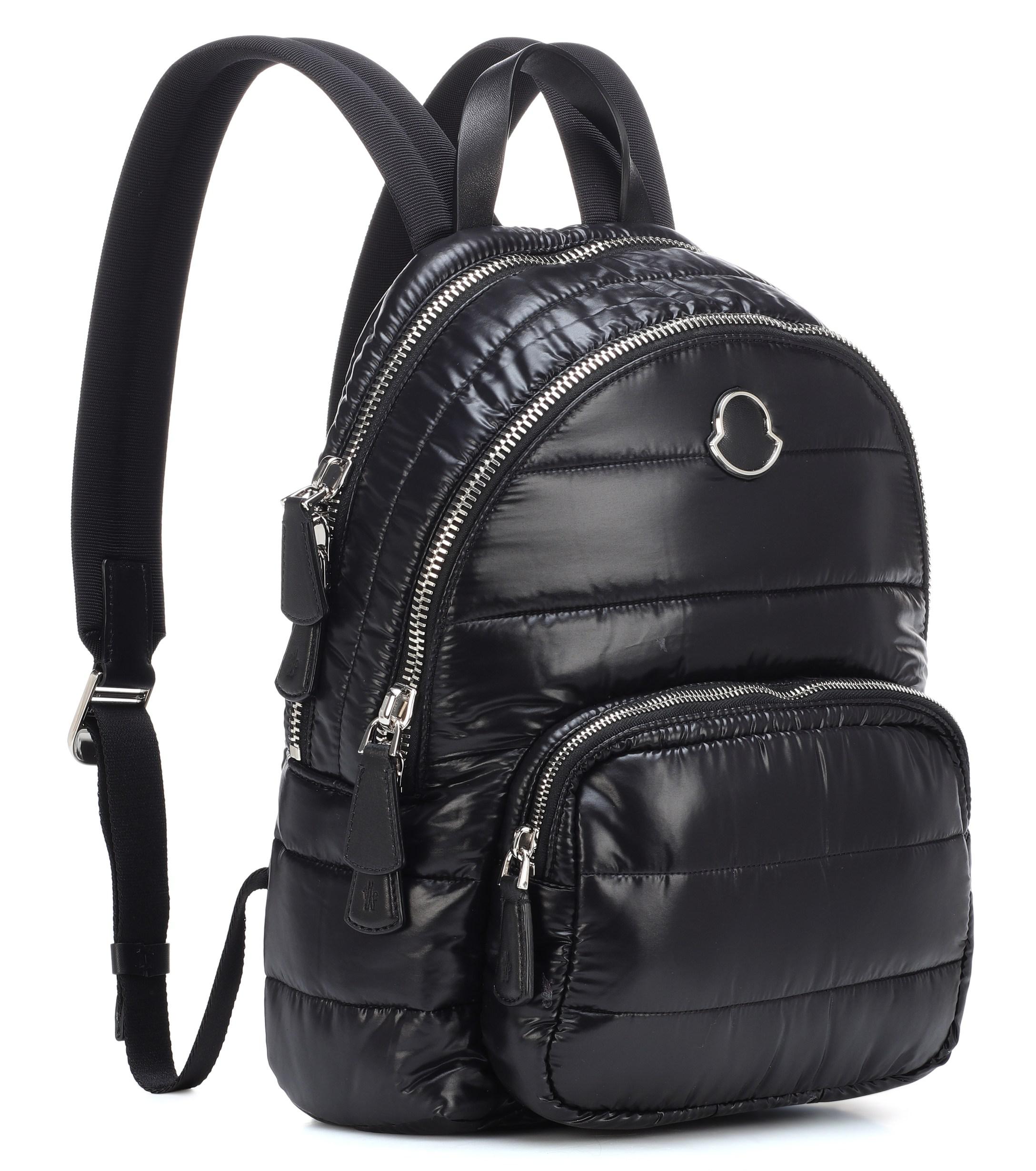 Moncler Leather Kilia Medium Quilted Backpack in Black - Lyst