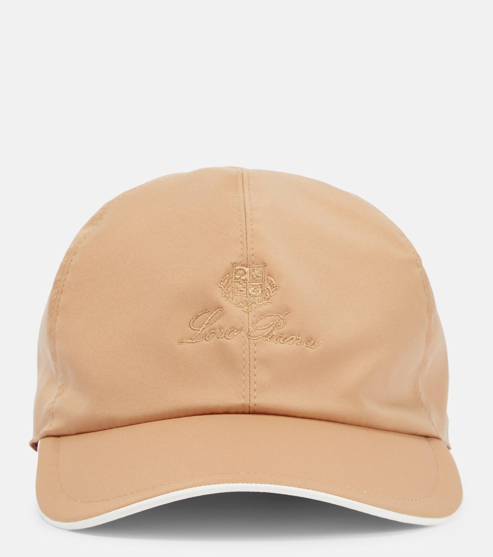 Loro Piana Logo Baseball Cap in Natural | Lyst