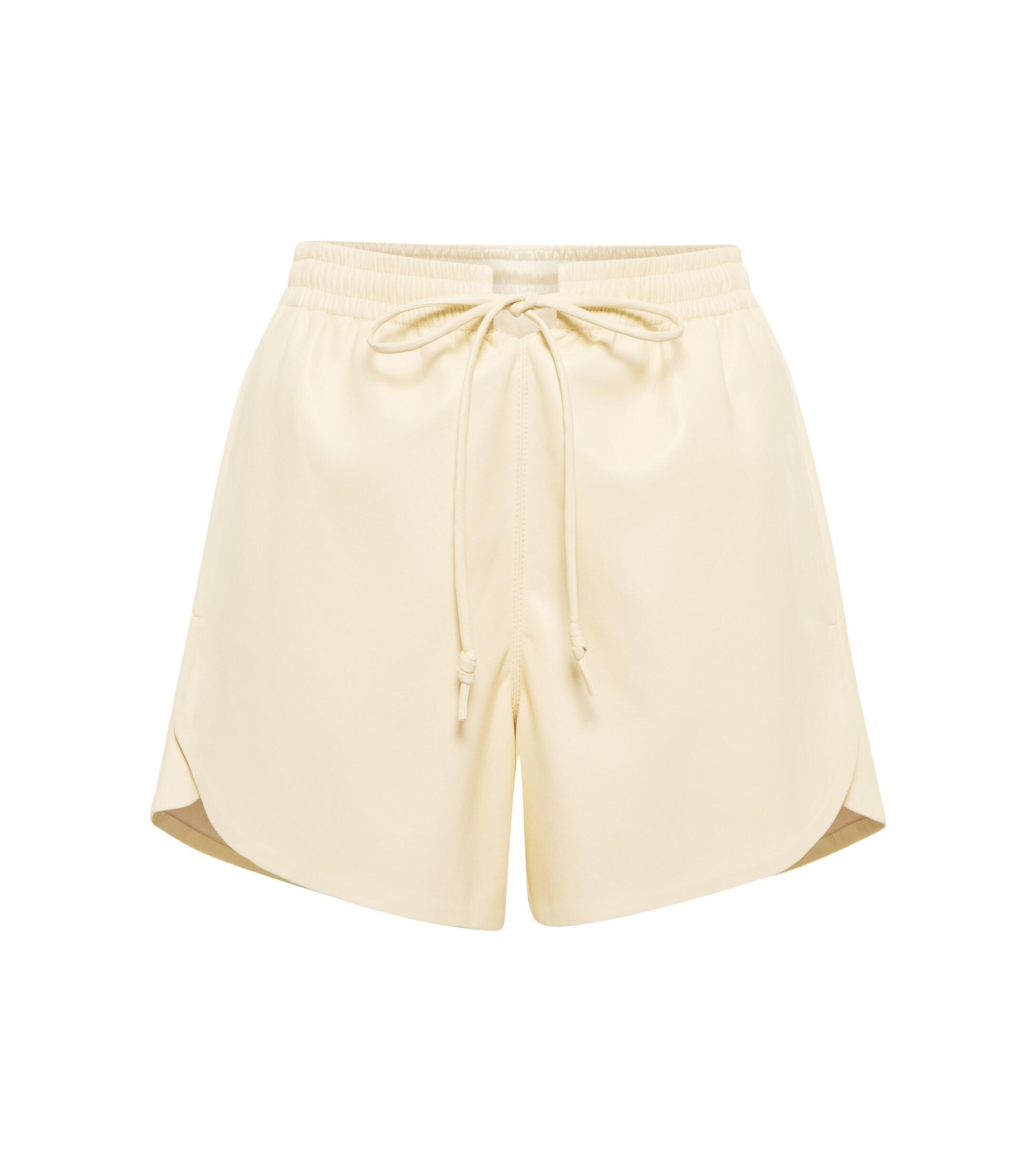 Nanushka Janna Faux Leather Shorts in 