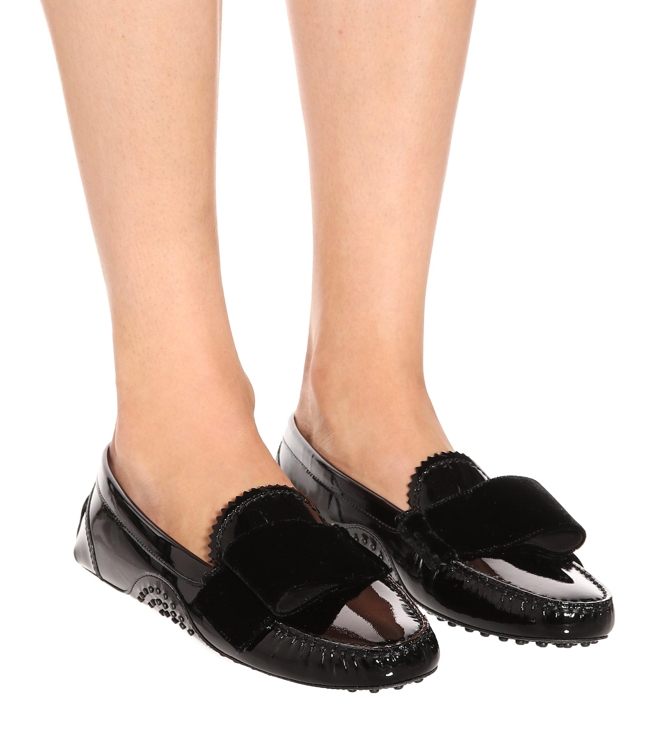 Tod's X Alessandro Dell'acqua Patent Leather Loafers in Black | Lyst