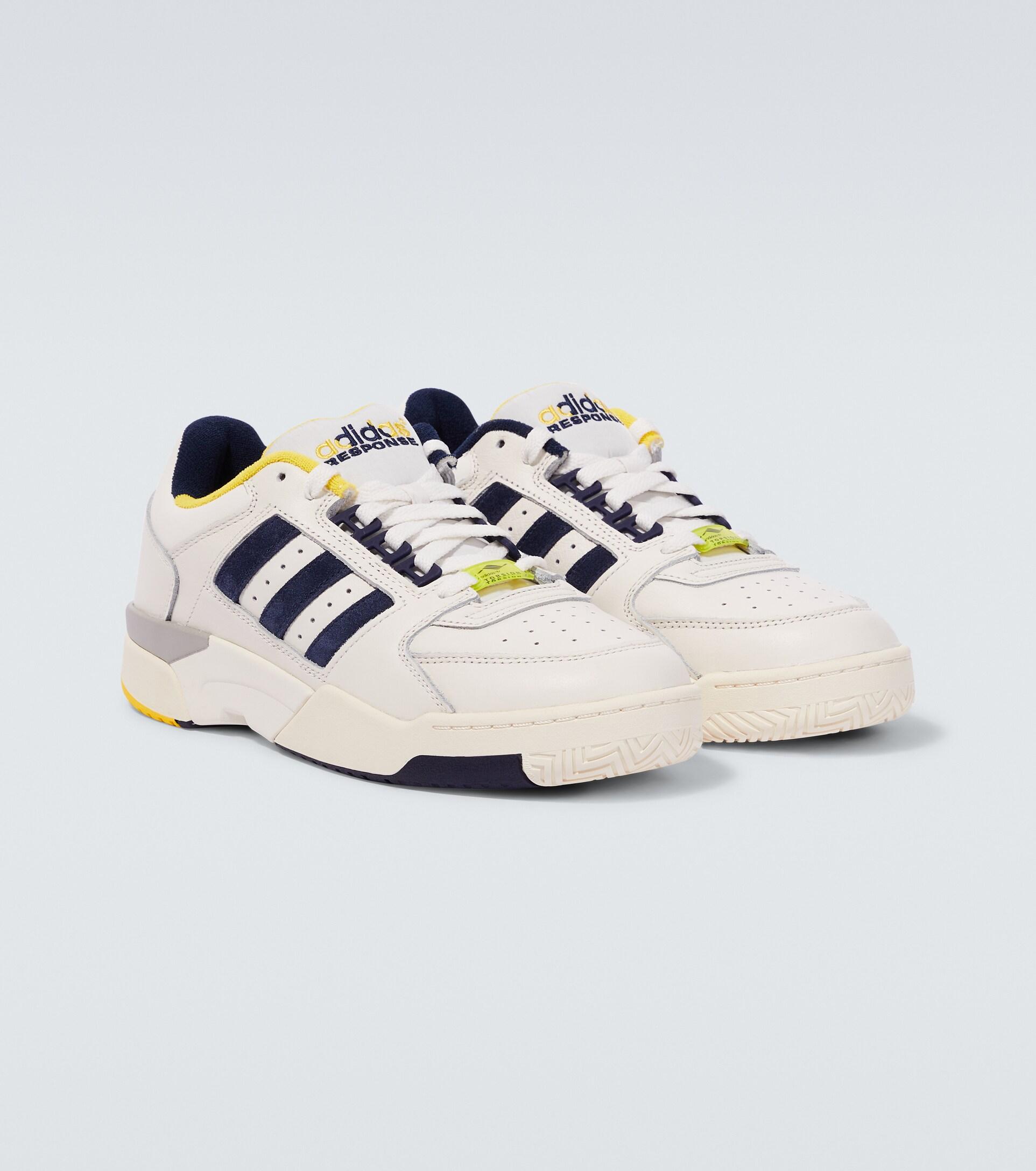 adidas Torsion Response Leather Sneakers in White for Men | Lyst