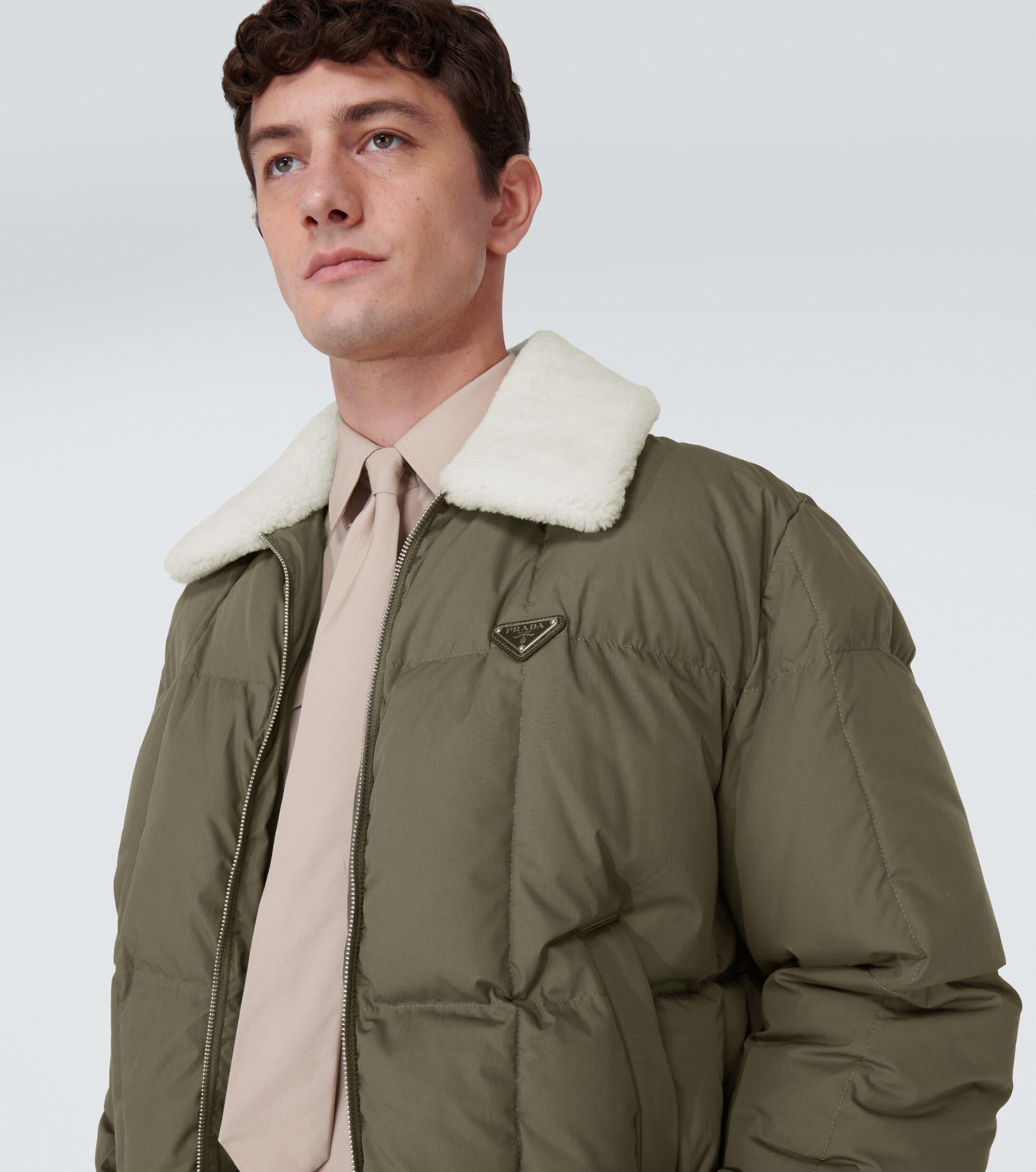 green prada puffer