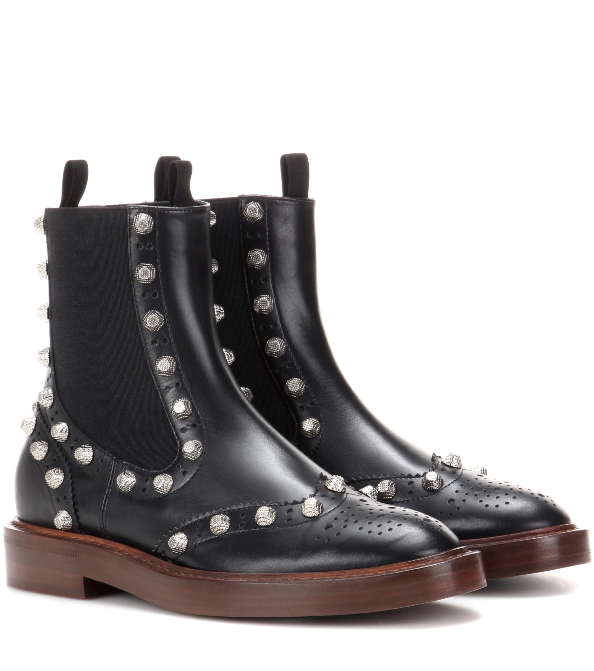 venda embellished heel chelsea boot
