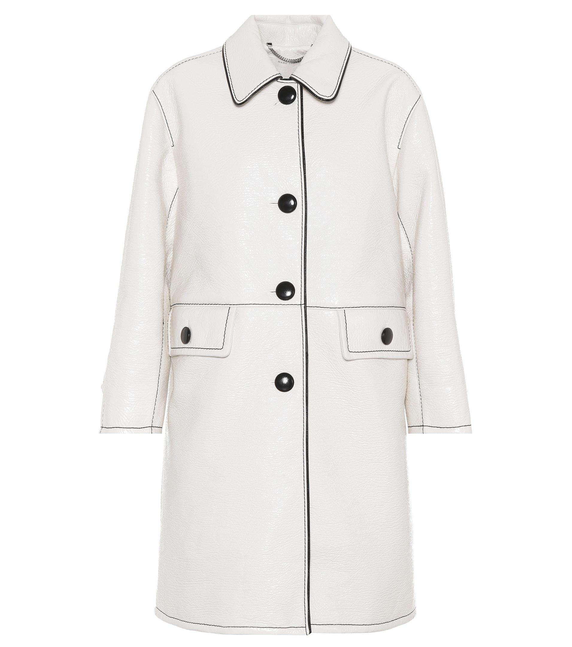 marc jacobs white coat