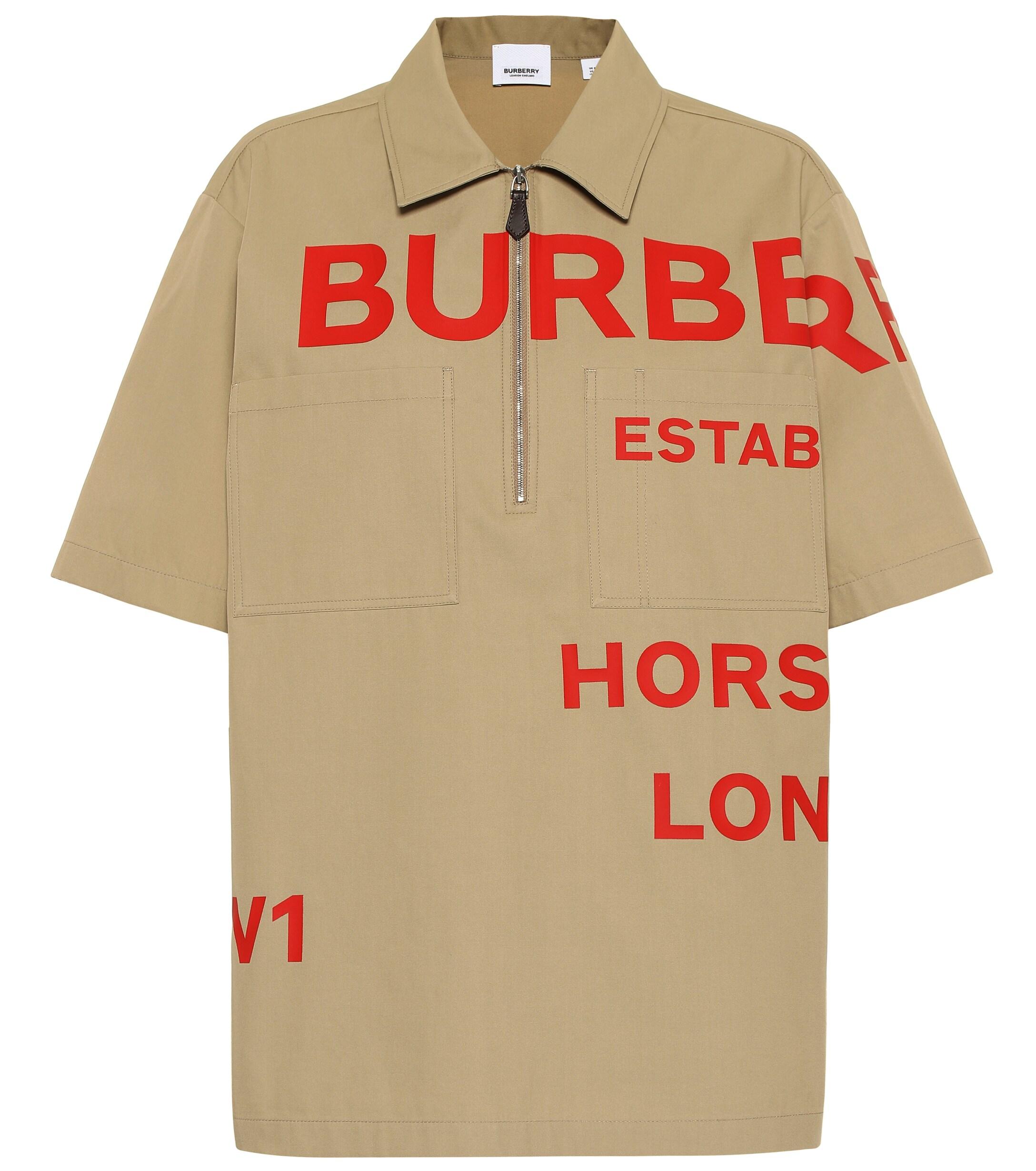 Burberry Horseferry Cotton Shirt | Lyst