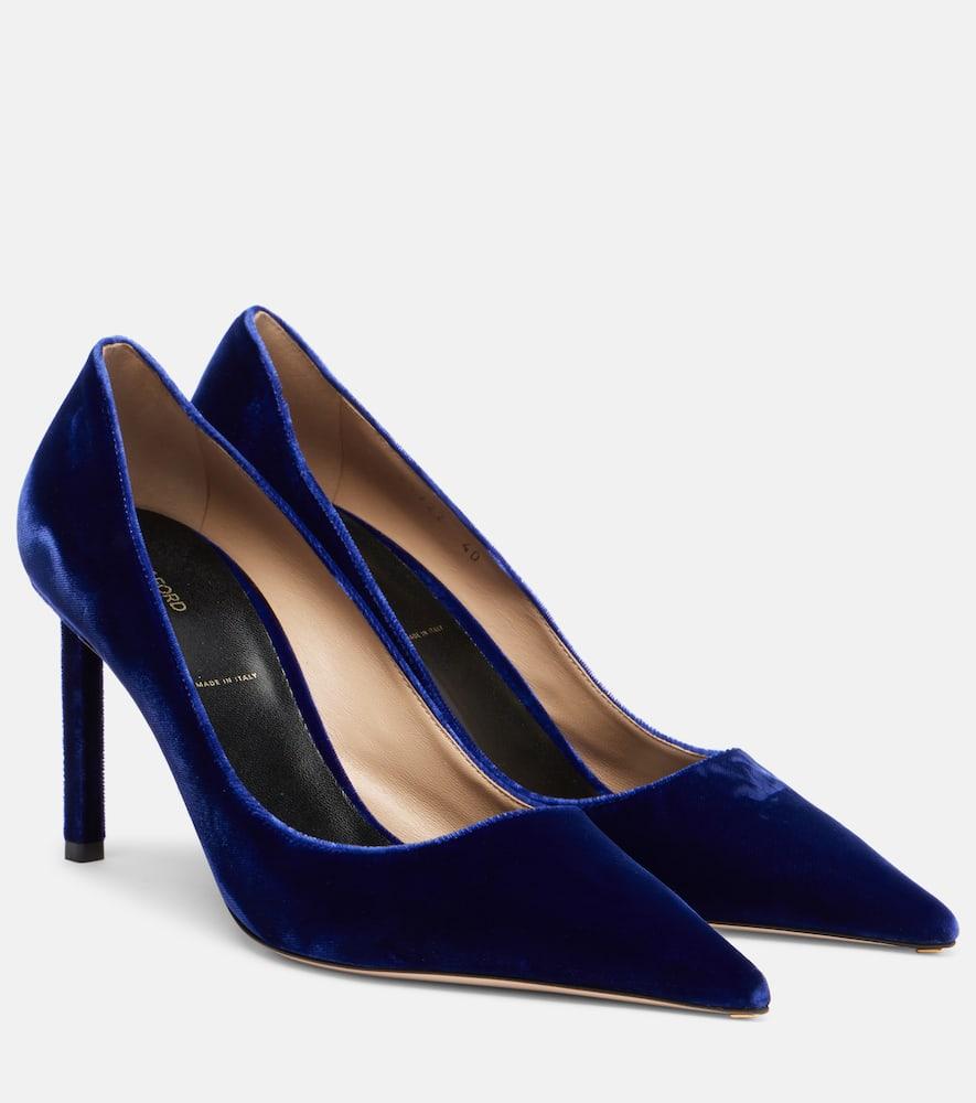 TOM FORD ネイビーレザーポインテッドトゥパンプス　サイズ38 Blue Tom Ford Heels for Women | Lyst