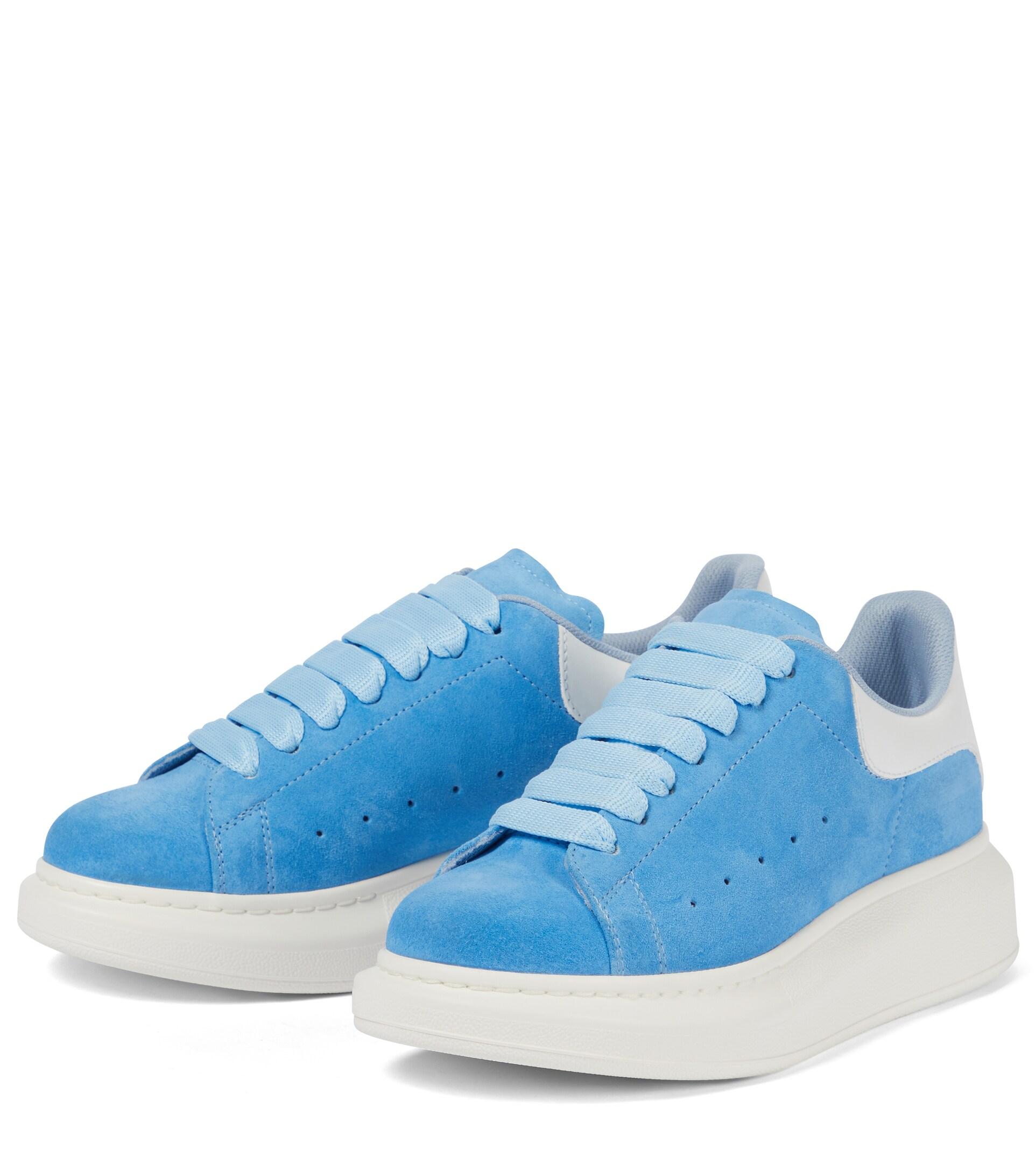 blue suede mcqueens