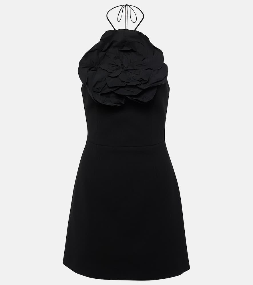 新作【Rebecca Vallance】Odetta floral-halterneck minidress Odetta Halter Mini Dress Black – Rebecca Vallance