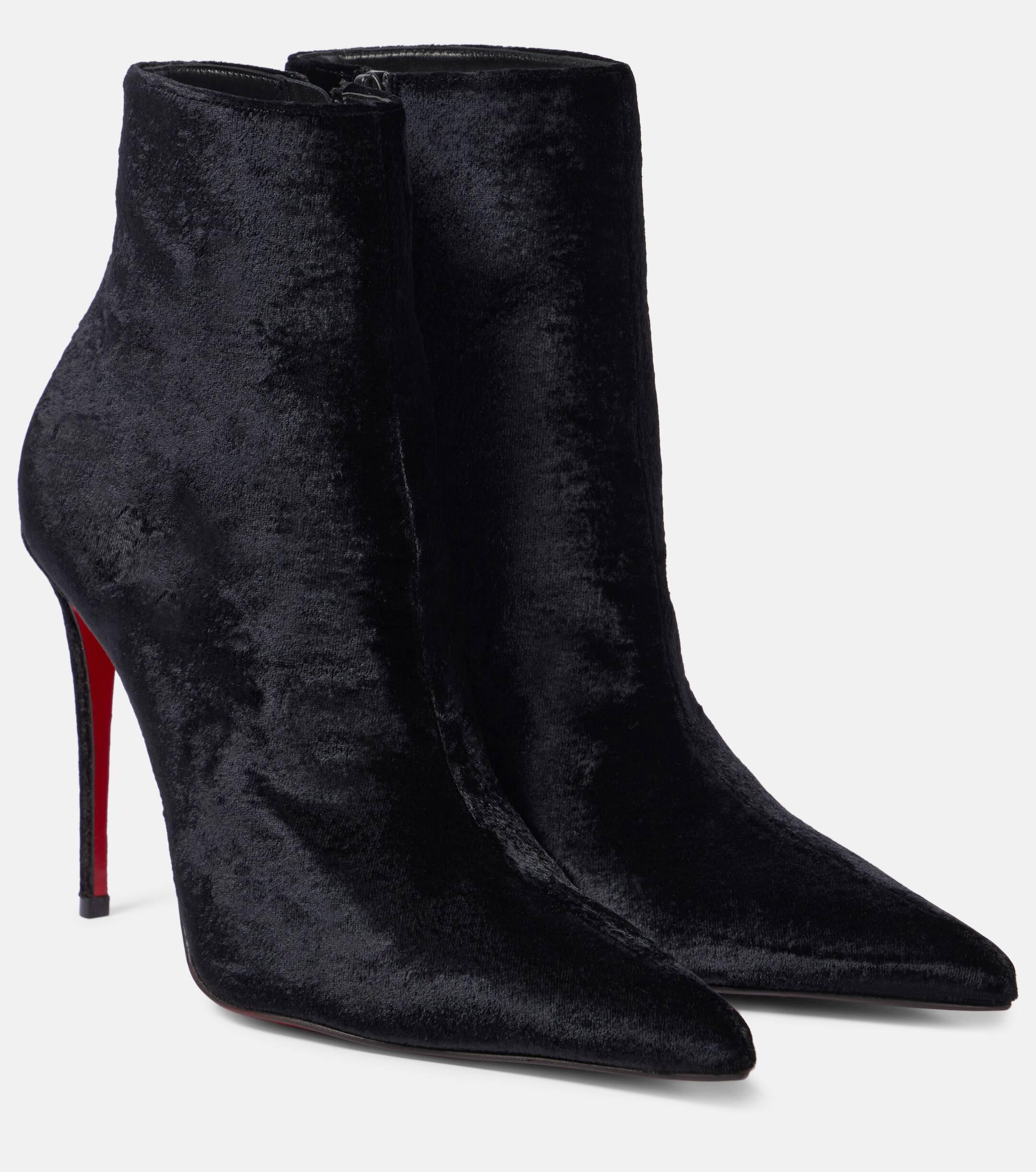 Christian Louboutin Kate Max 100 Sock Boots in Black Lyst UK