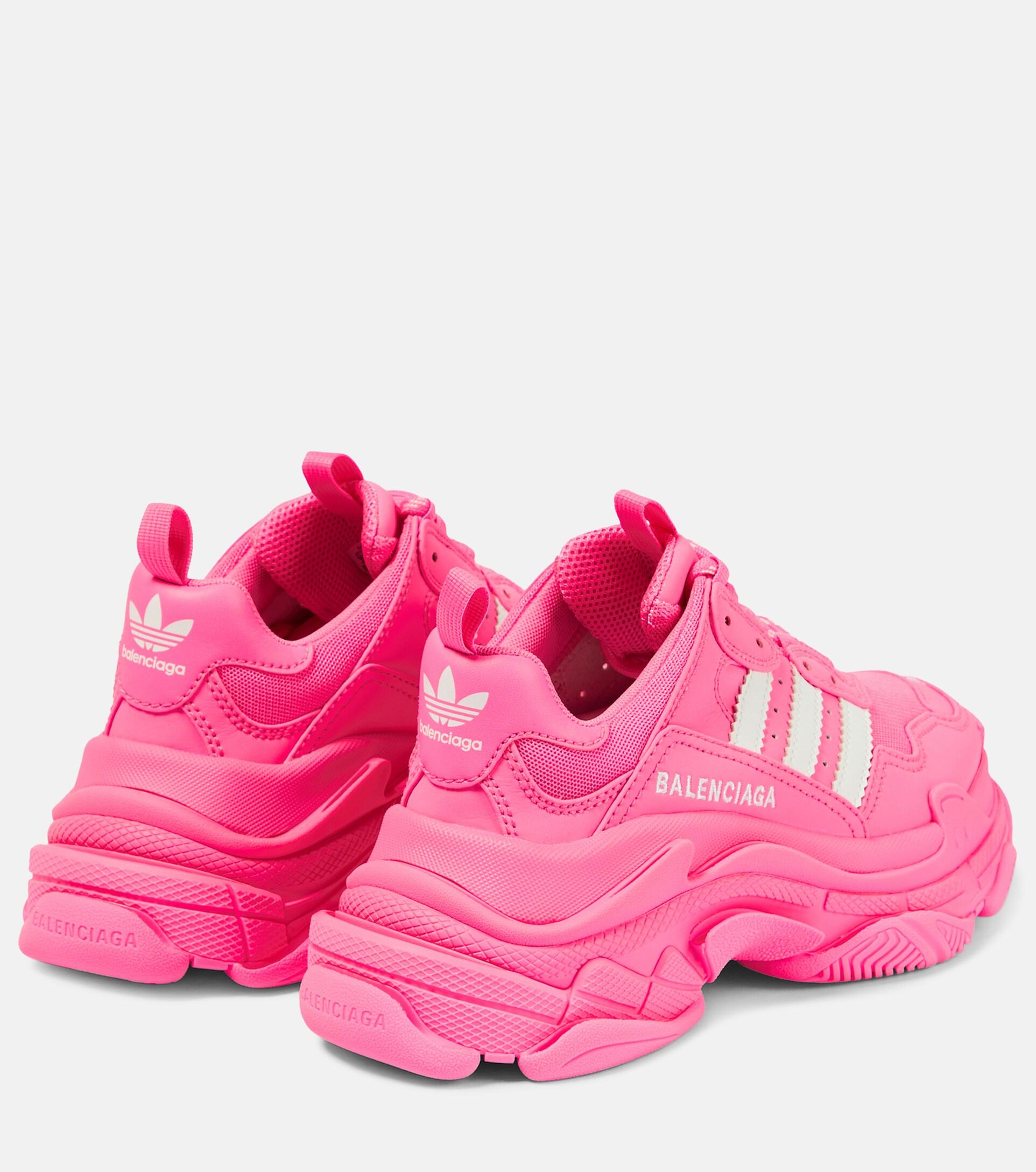 Balenciaga X Adidas Triple S Sneakers in Pink | Lyst