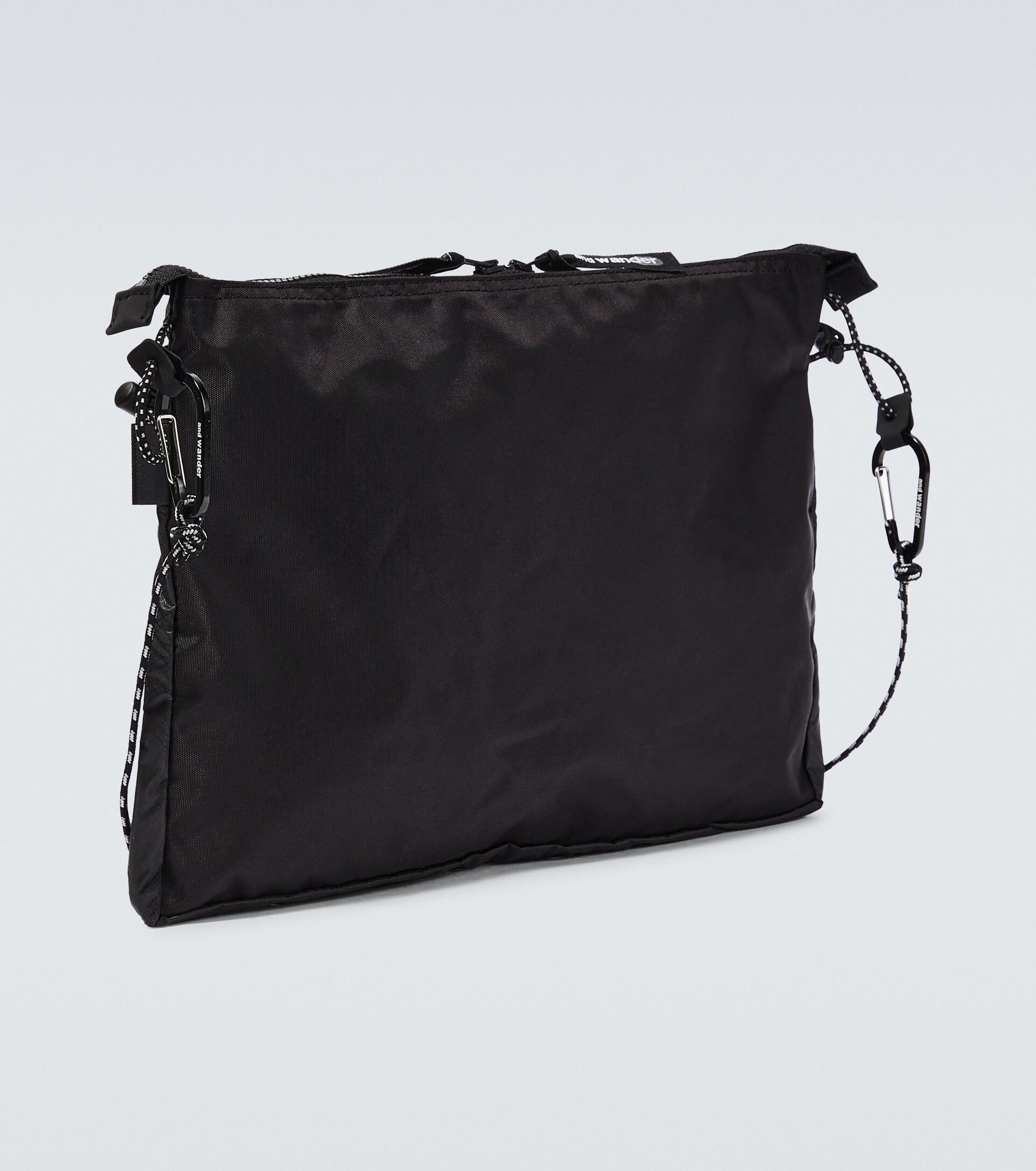 Grey Water Resistant Nylon Messenger Bag Shoulder Bag -  Finland