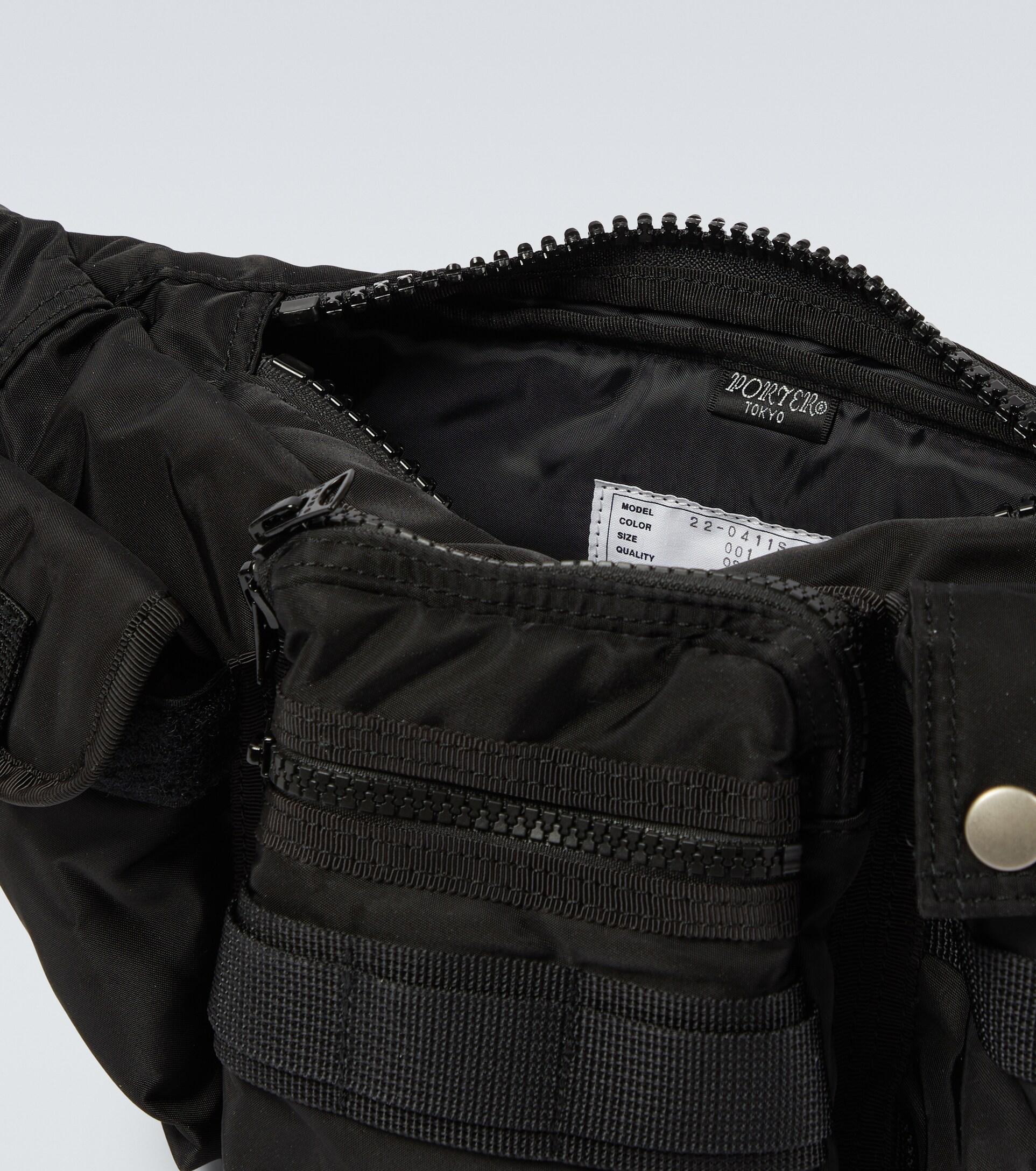Sacai X Porter Nylon Belt Bag in Black for Men | Lyst