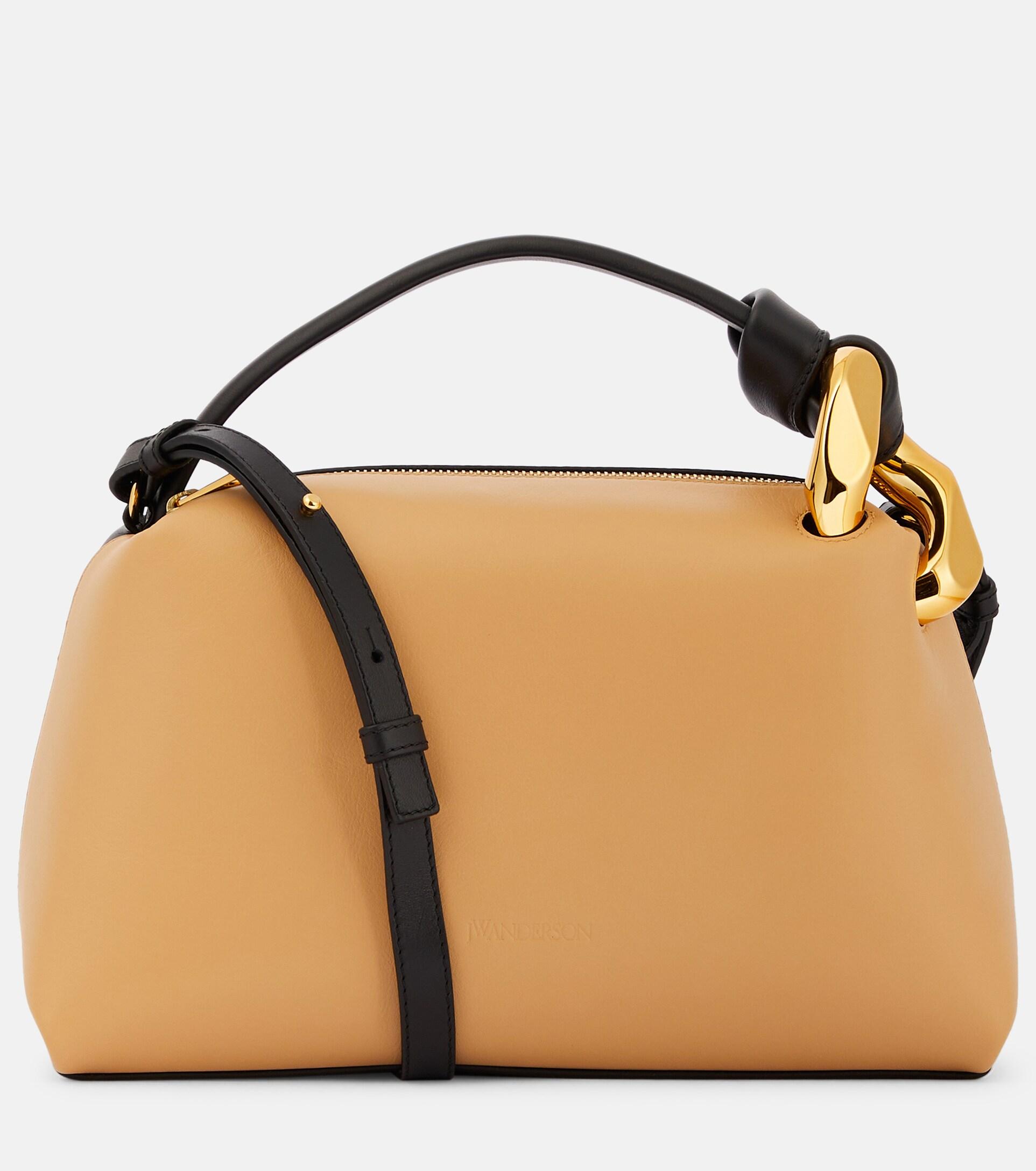 JW Anderson Jwa Corner Leather Tote Bag in Natural | Lyst
