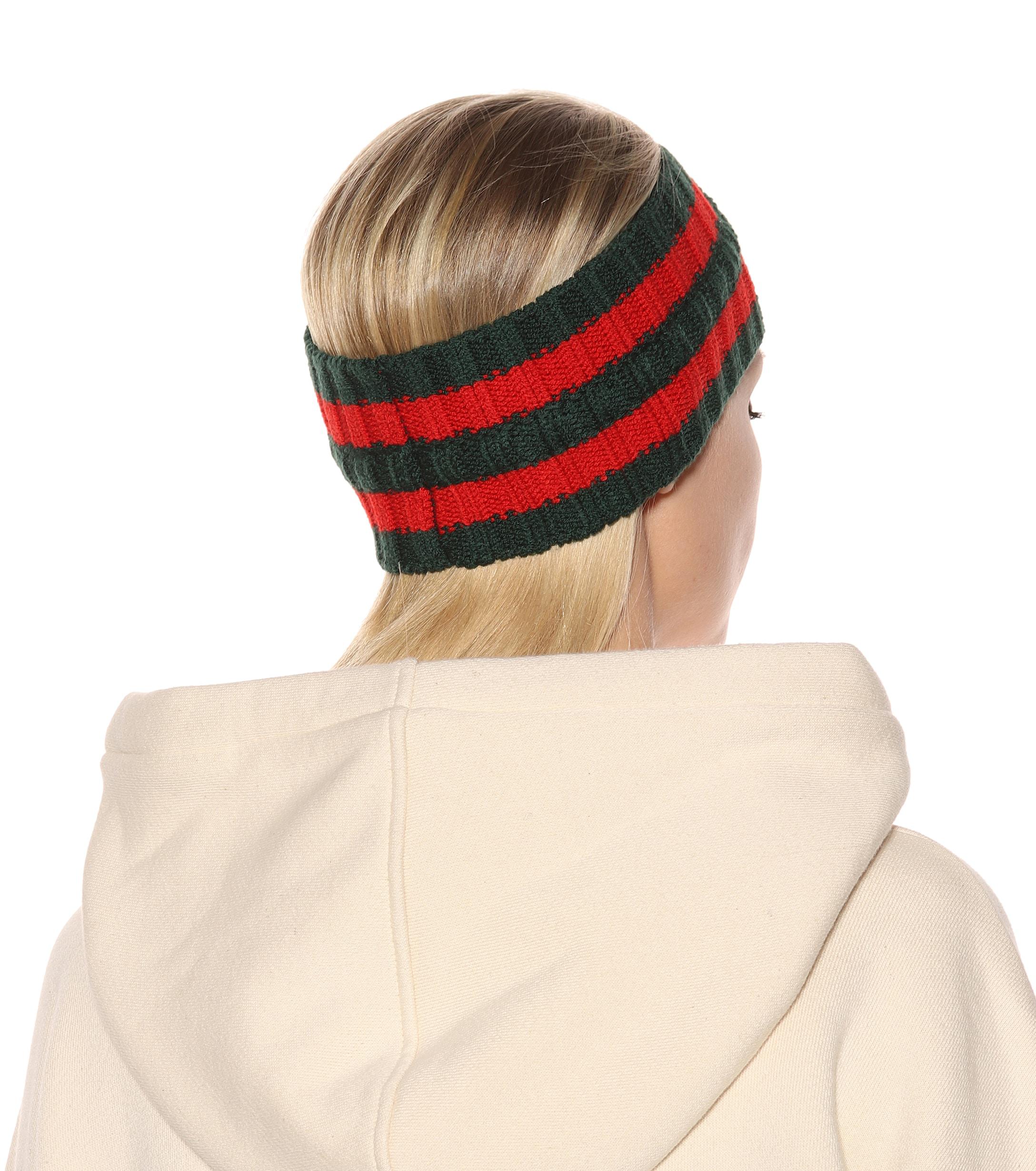 Gucci Stirnband aus Rippstrick in Grün | Lyst DE
