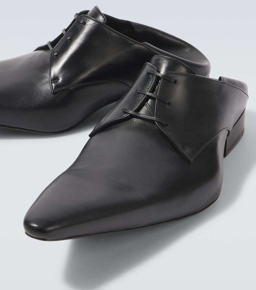 Balenciaga Opera Leather Derby Shoes in Black for Men | Lyst