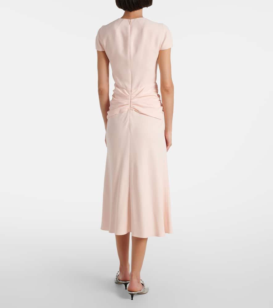 sachin and babi light blue dress Alexander McQueen Jacquard Mini Dress in Ivory — UFO No More main image 0
