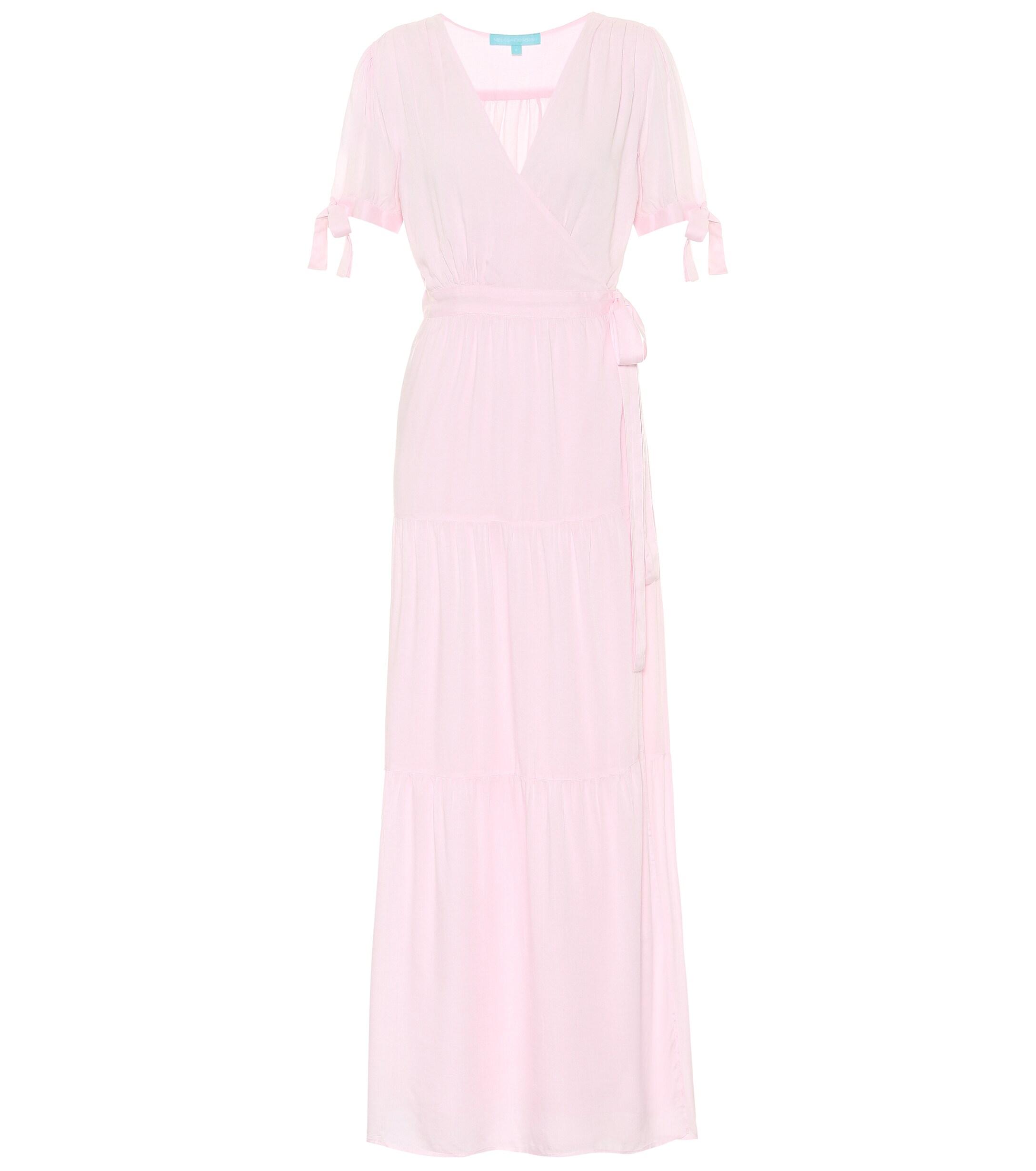 Melissa Odabash Emily Wrap Dress in Pink - Lyst