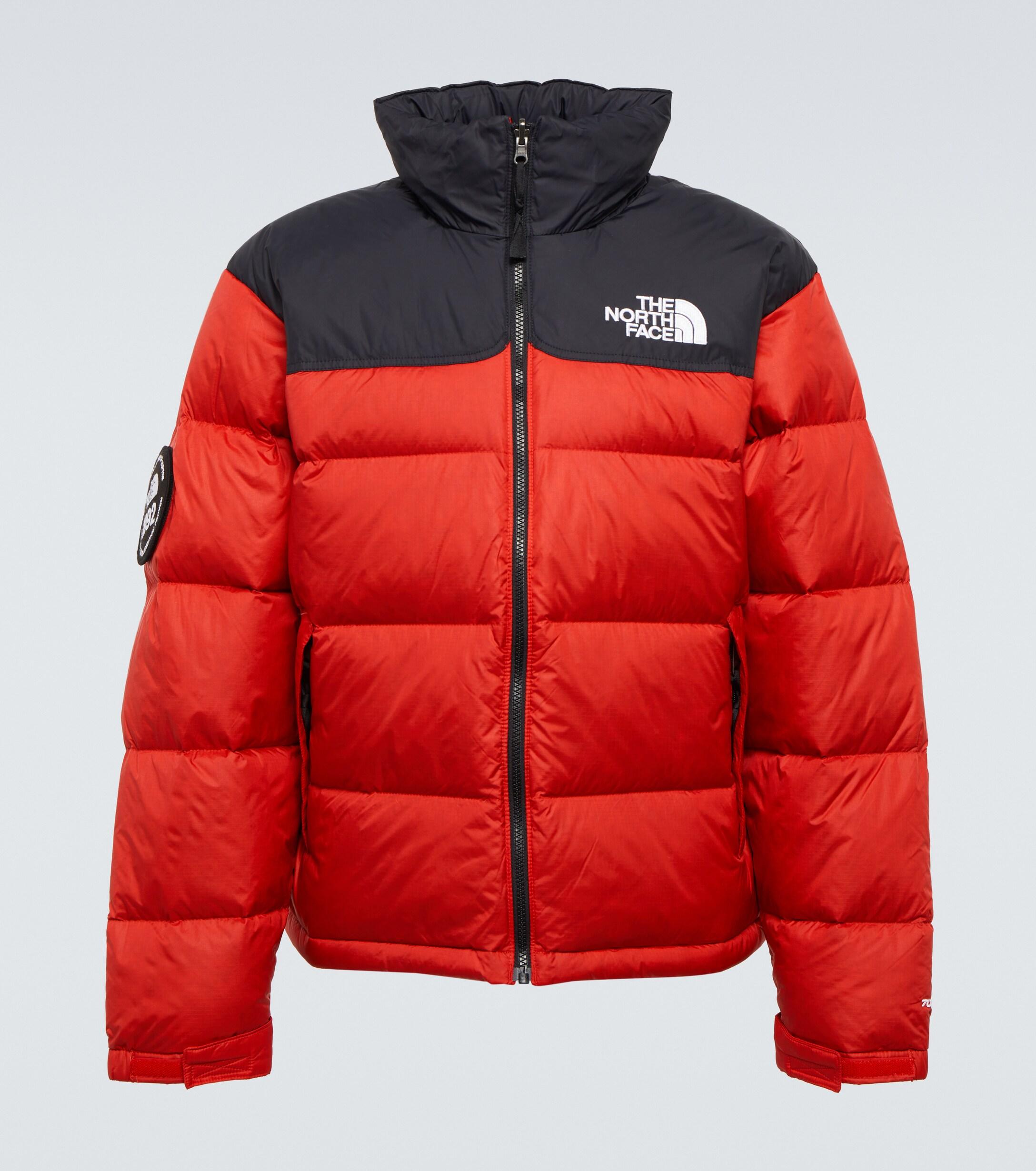 The North Face 92 Retro Anniversary Nuptse Down Jacket in Red for Men ...