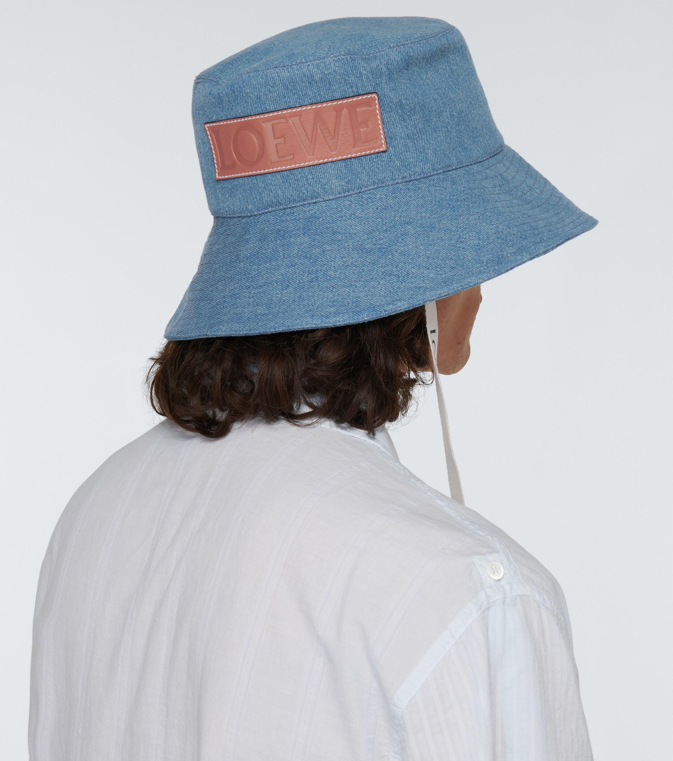 Loewe Paula's Ibiza Fisherman Hat in Blue for Men | Lyst