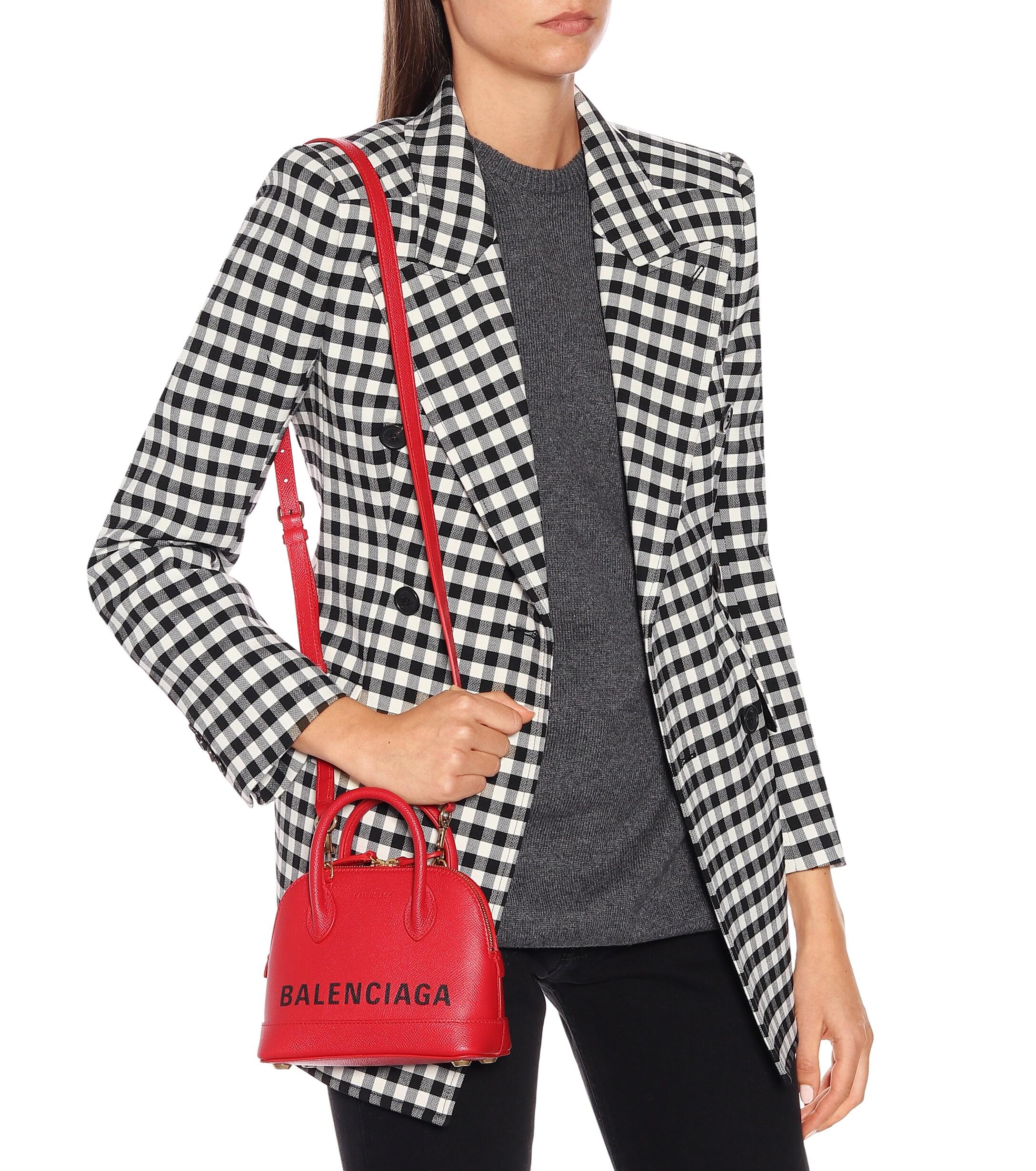 balenciaga ville xxs red